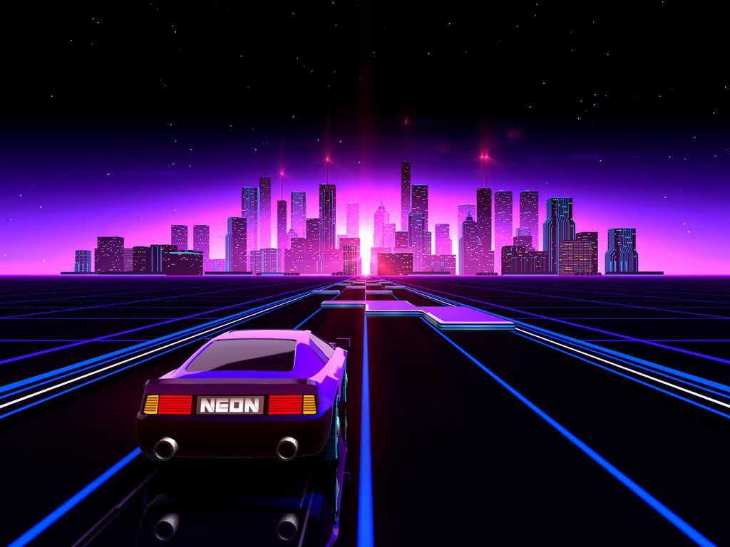 1024x768 80s style wallpaper