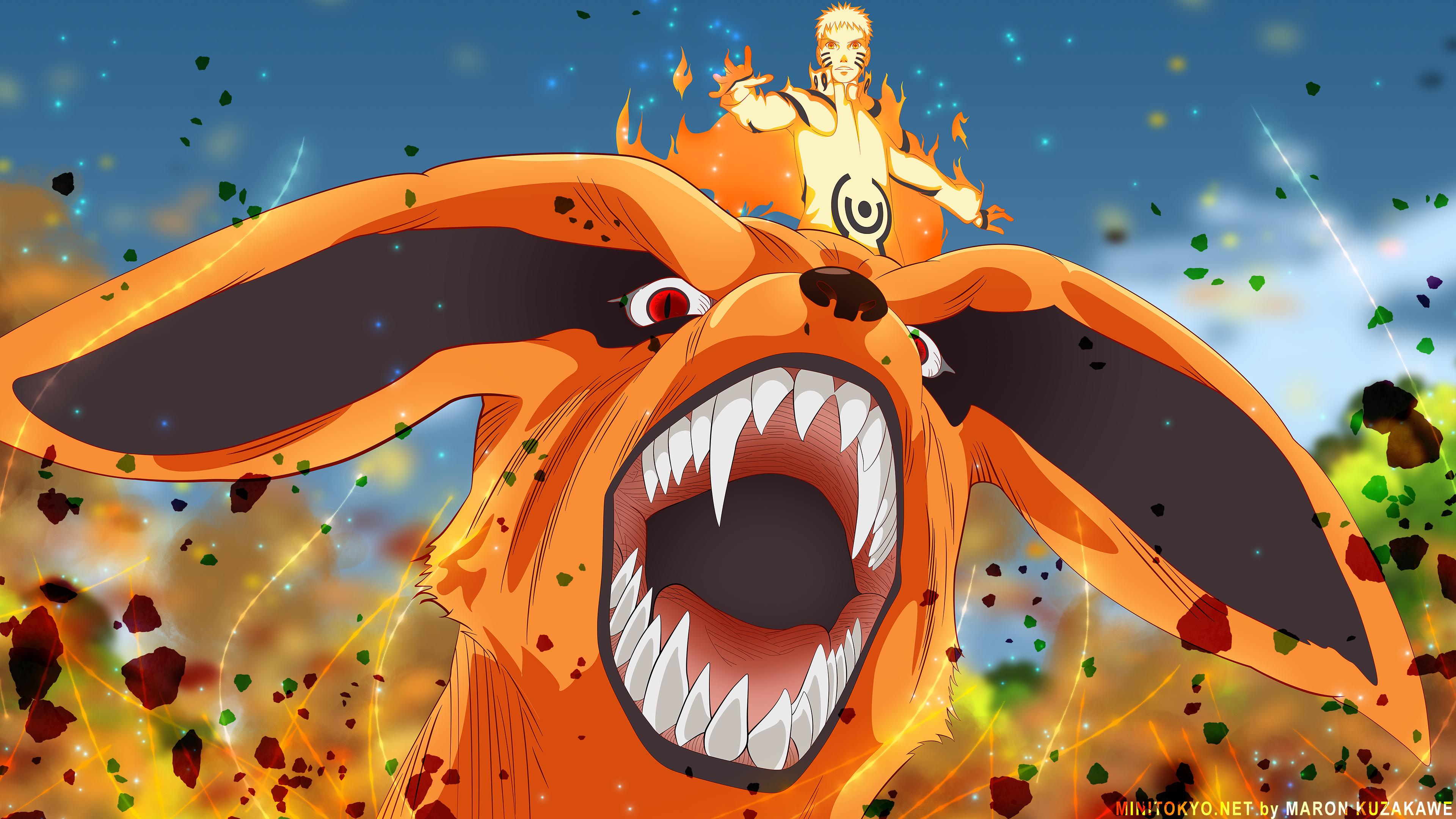 3840x2160 Naruto Uzumaki Wallpaper: Power of Human Sacrifice