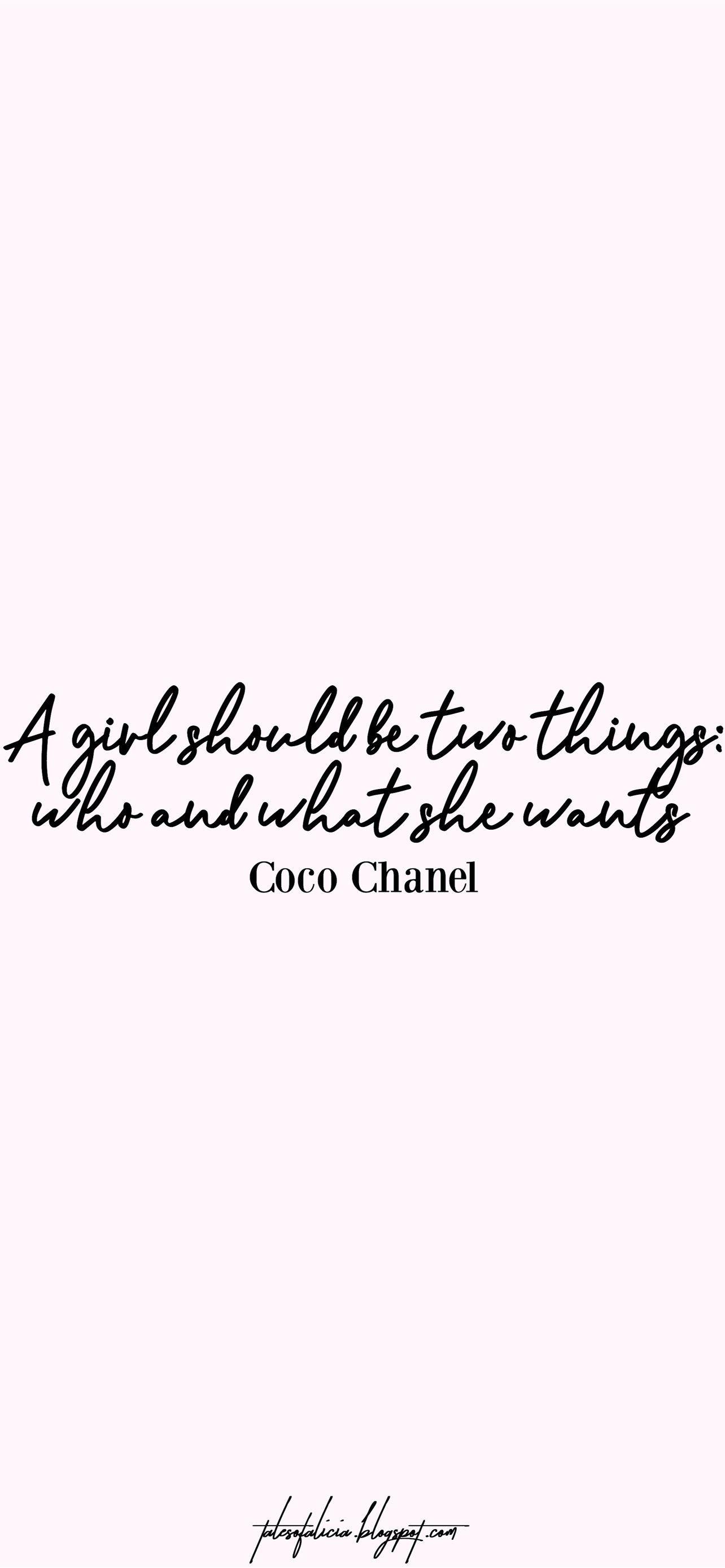 1284x2778 Sassy Coco Chanel Quotes iPhone Wallpaper Free Download