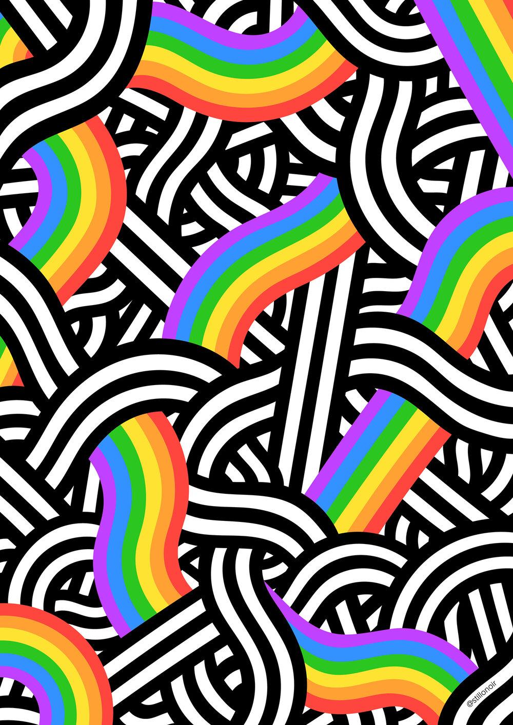 1000x1414 Pride Flag Background
