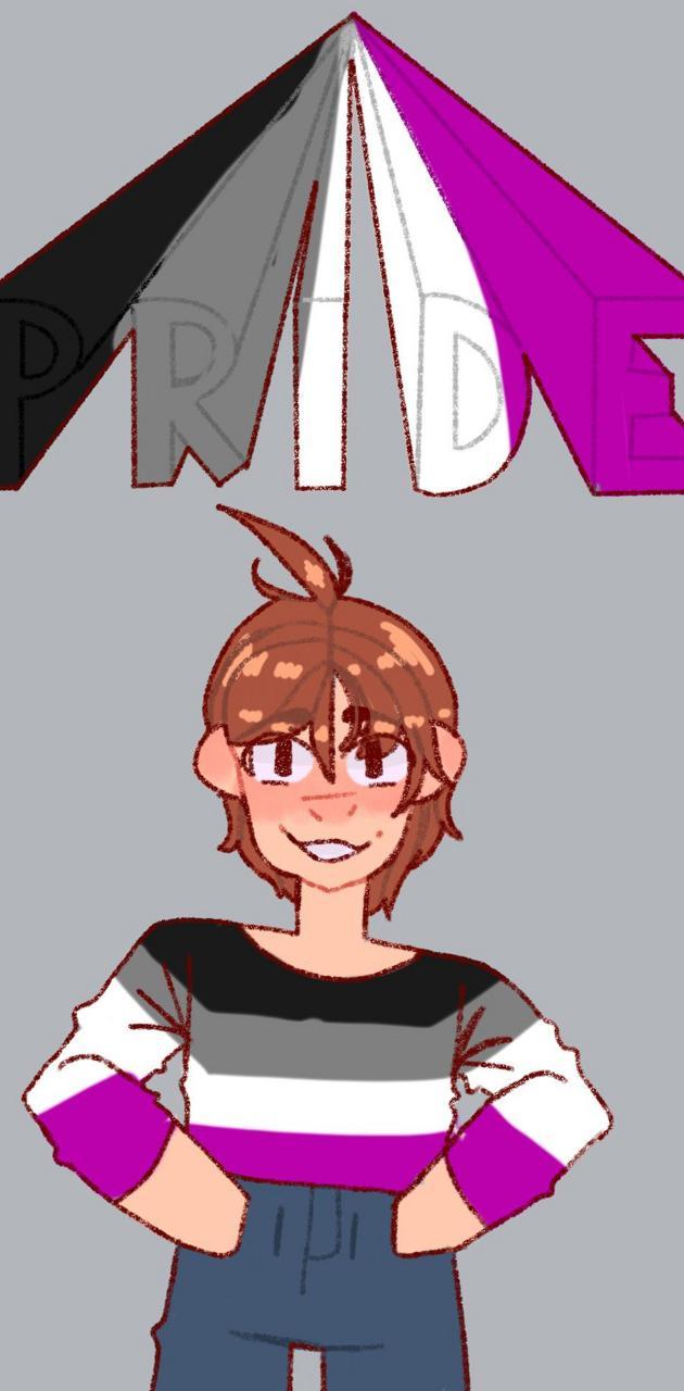 630x1280 asexual pride wallpaper