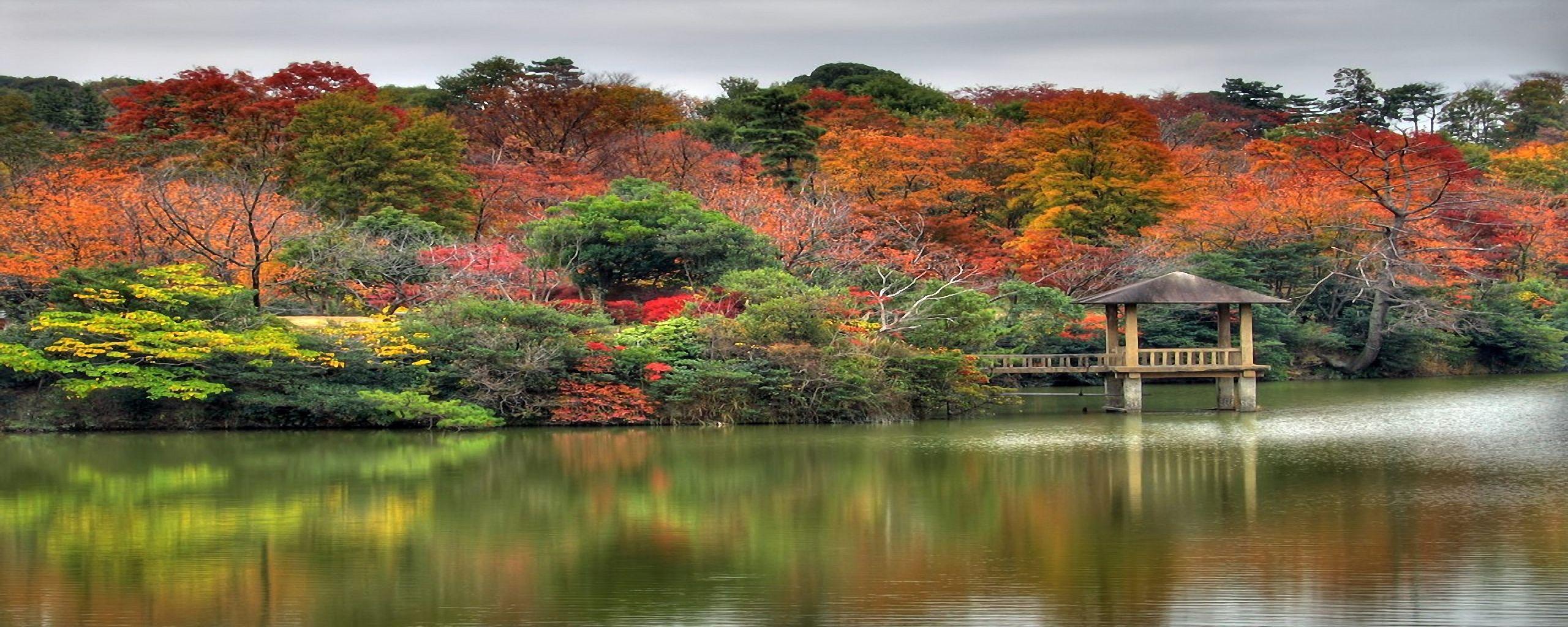 2560x1024 Fall Scenery Picture HD