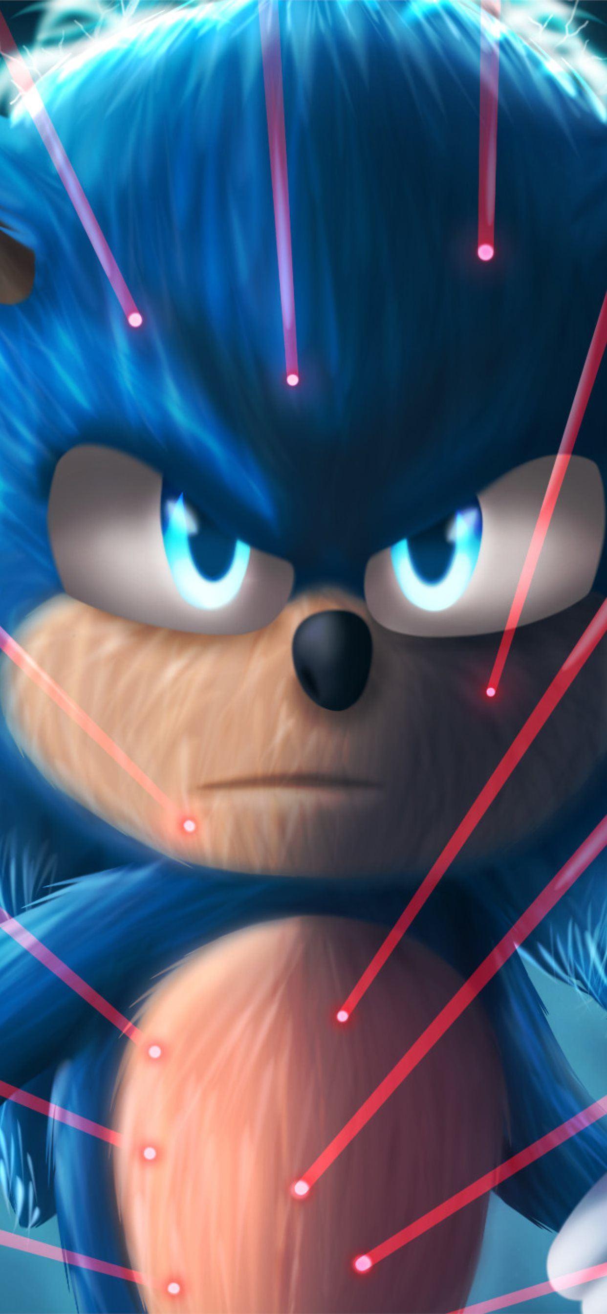 1242x2688 sonic the hedgehog4k art iPhone 11 Wallpaper Free Download