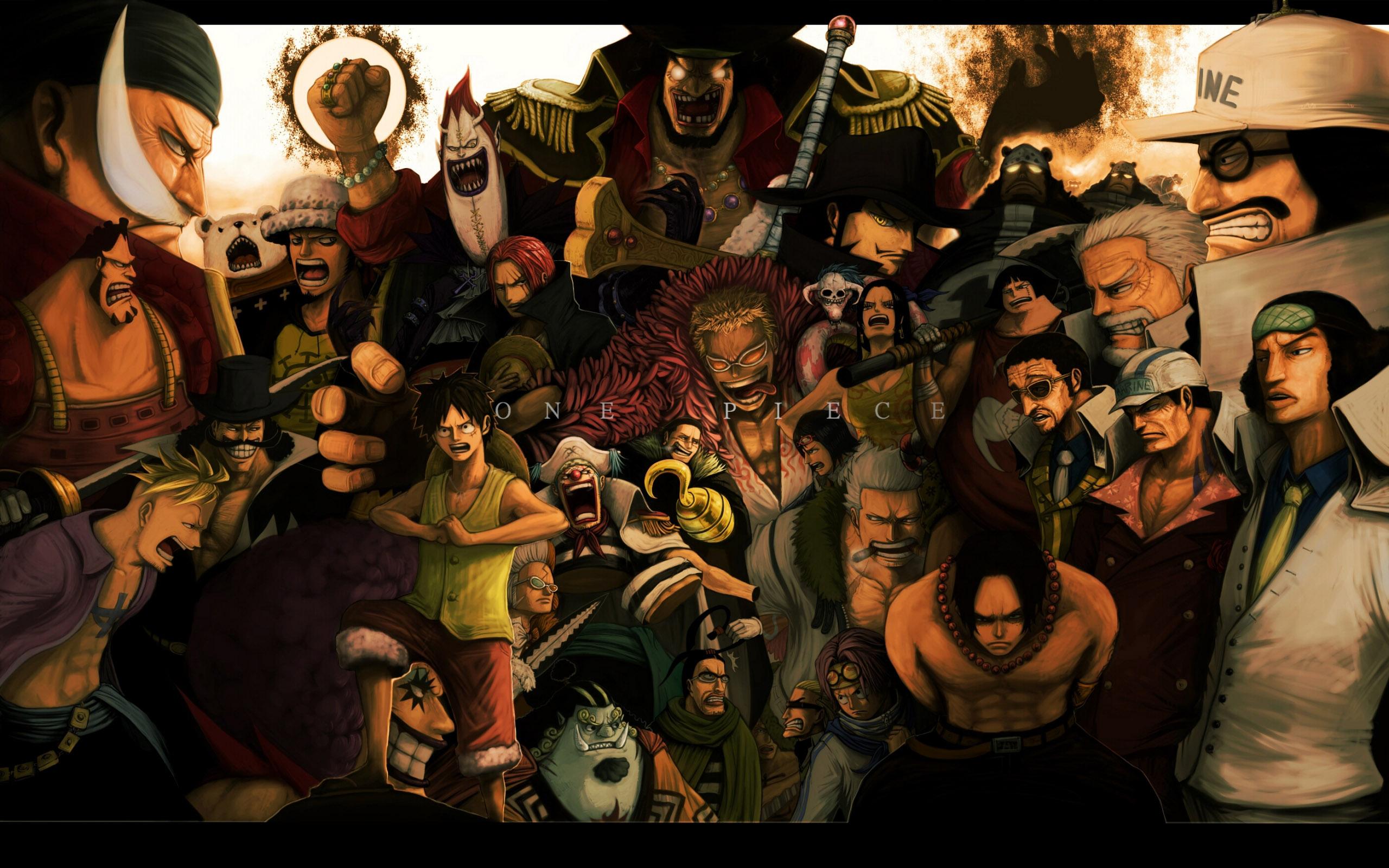 WALLPAPER 4K PC  ONE PIECE CHARACTERS