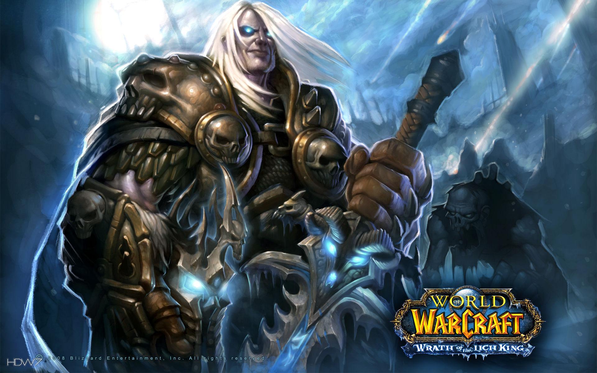 1920x1200 wow wrath of the lich king death knight arthas widescreen wallpaper. HD wallpaper gallery