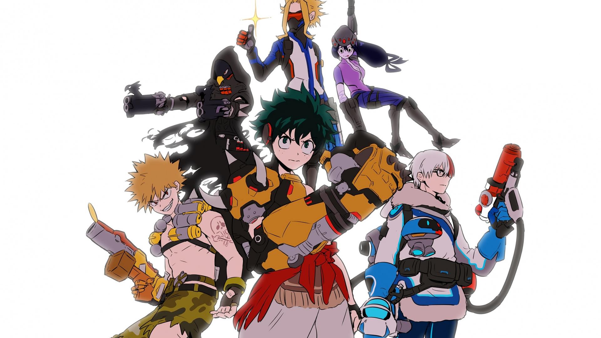 1920x1080 Anime, Boku No Hero Academia, Characters, Art, Wallpaper My Hero Academia