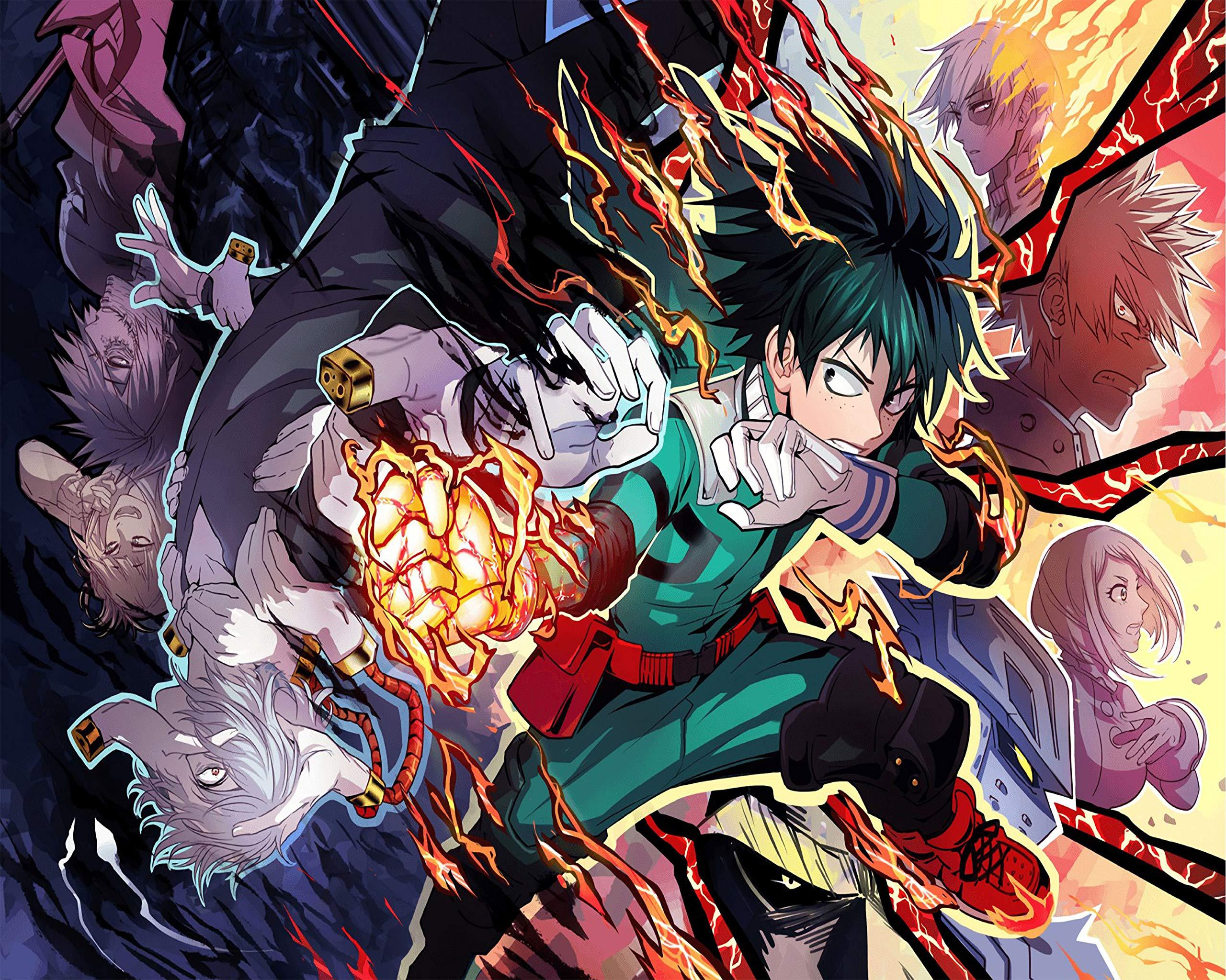 2560x2048 Deku vs Shigaraki Wallpaper