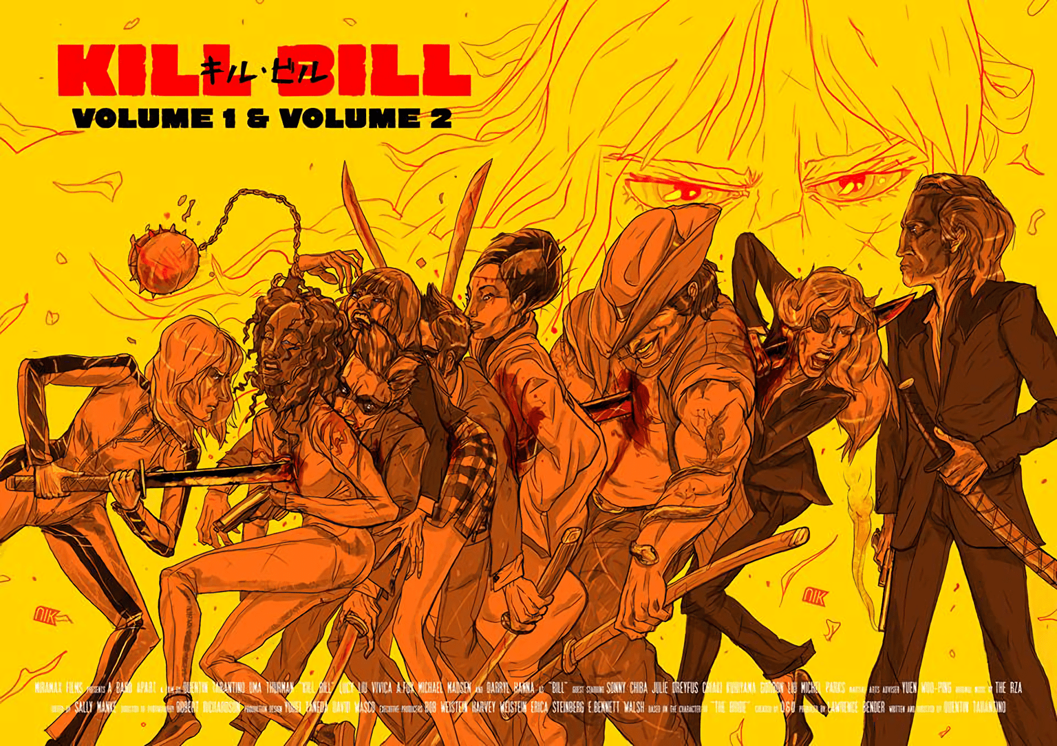 1536x1085 Kill Bill: Vol. 1 & 2 (2003 04) [1536 X 1085], HQ Background. 栗山千明, タランティーノ, 千明