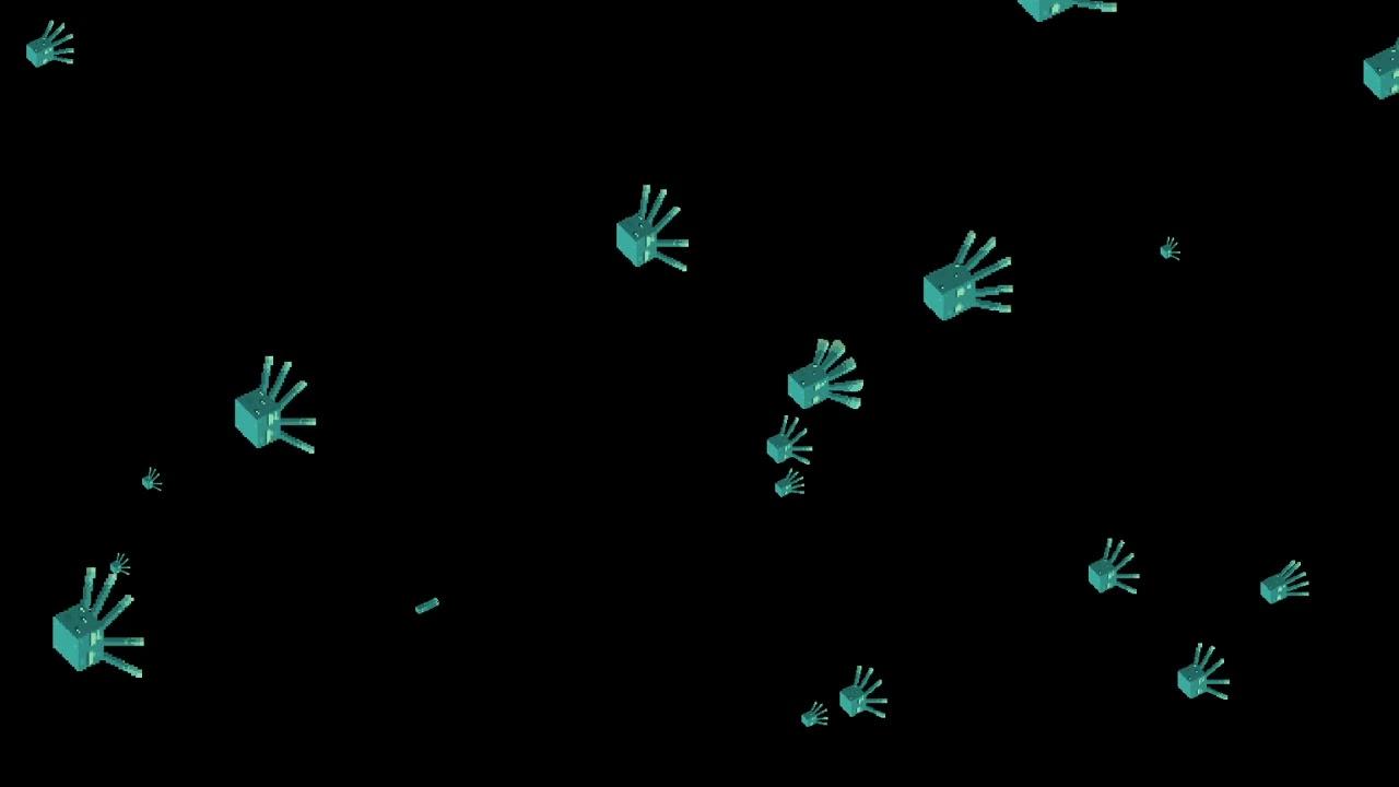 1280x720 Minecraft Plus Glow Squid Screensaver