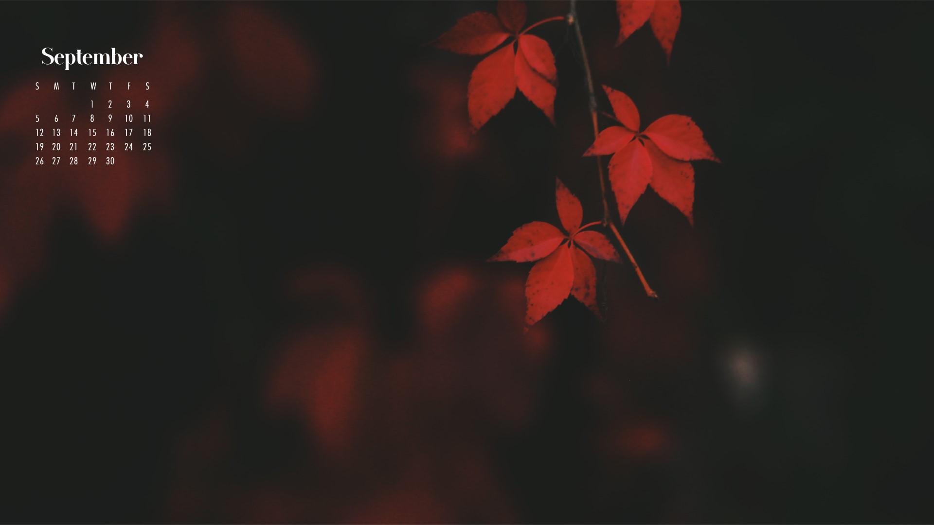 1920x1080 September Calendar Wallpaper Best Desktop & Phone Background