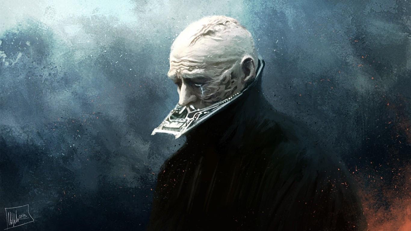 1366x768 Download 1366x768 Star Wars, Anakin Skywalker, Tears, Artwork, Painting Wallpaper for Laptop, Notebook