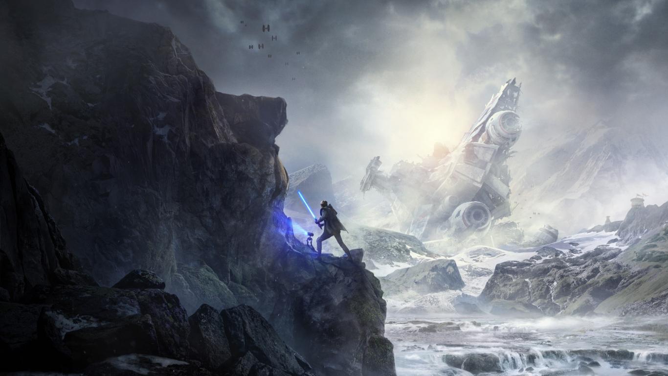 1366x768 Download 1366x768 wallpaper star wars jedi: fallen order, video game, tablet, laptop, 1366x768 HD image, background, 22403