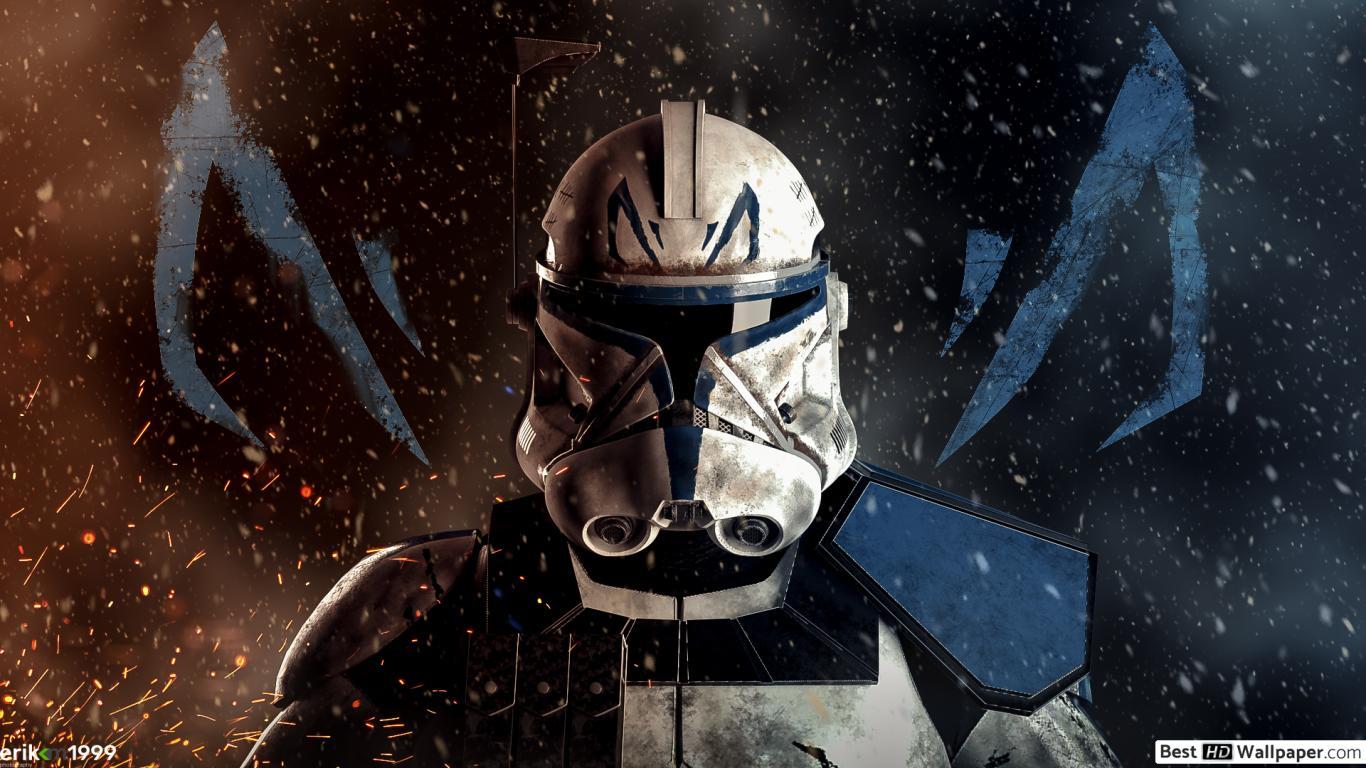 1366x768 Star Wars The Clone Wars Rex HD wallpaper download