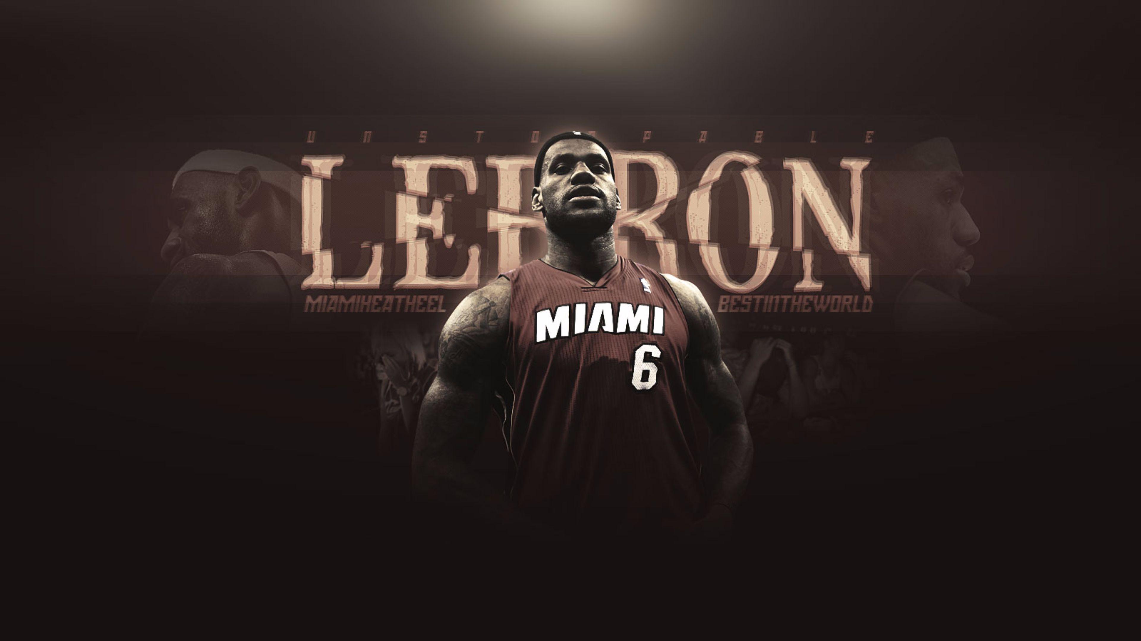 3840x2160 Lebron James Miami Heat Wallpaper 2016