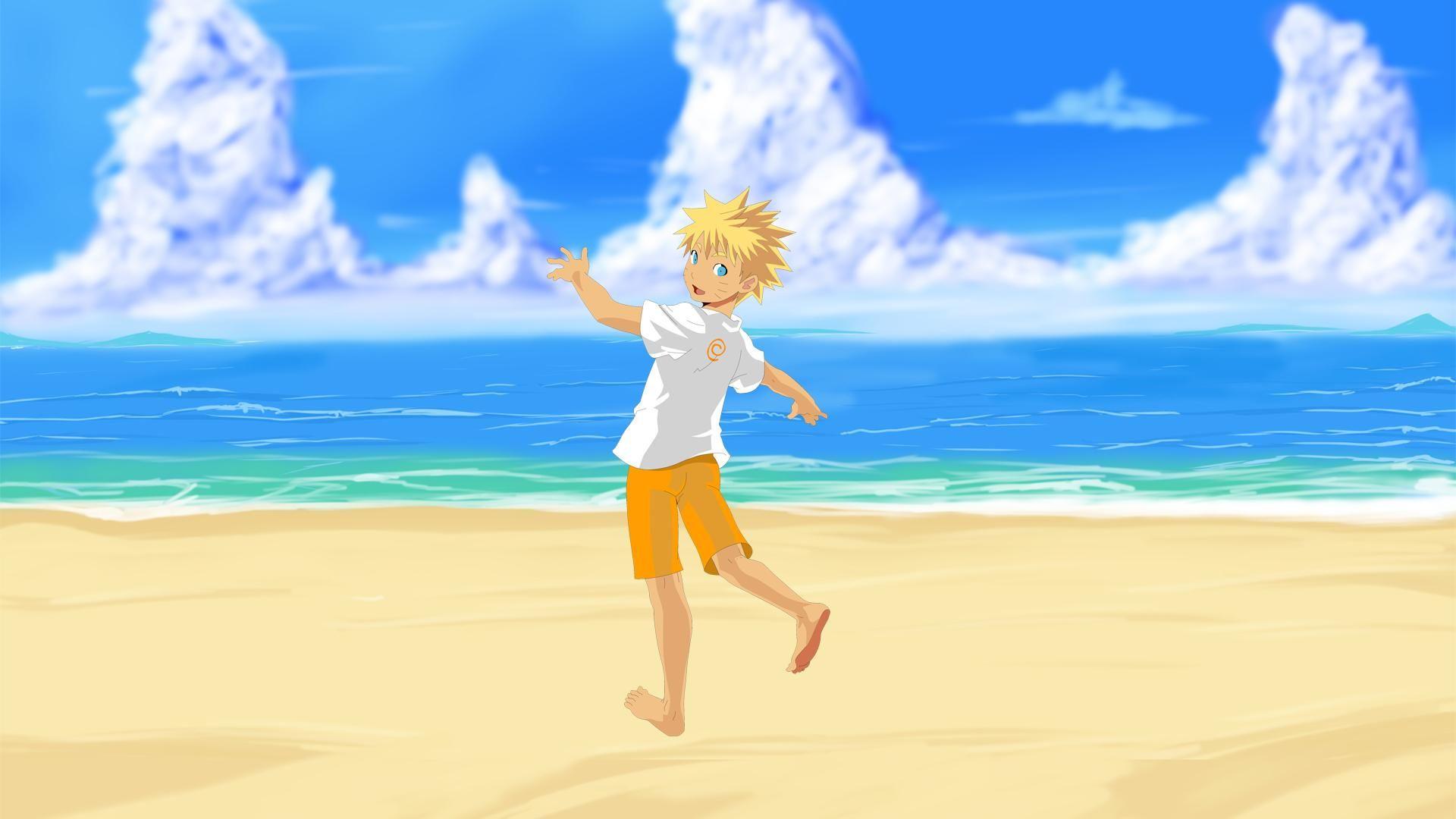 1920x1080 Girl On Beach Wallpaper