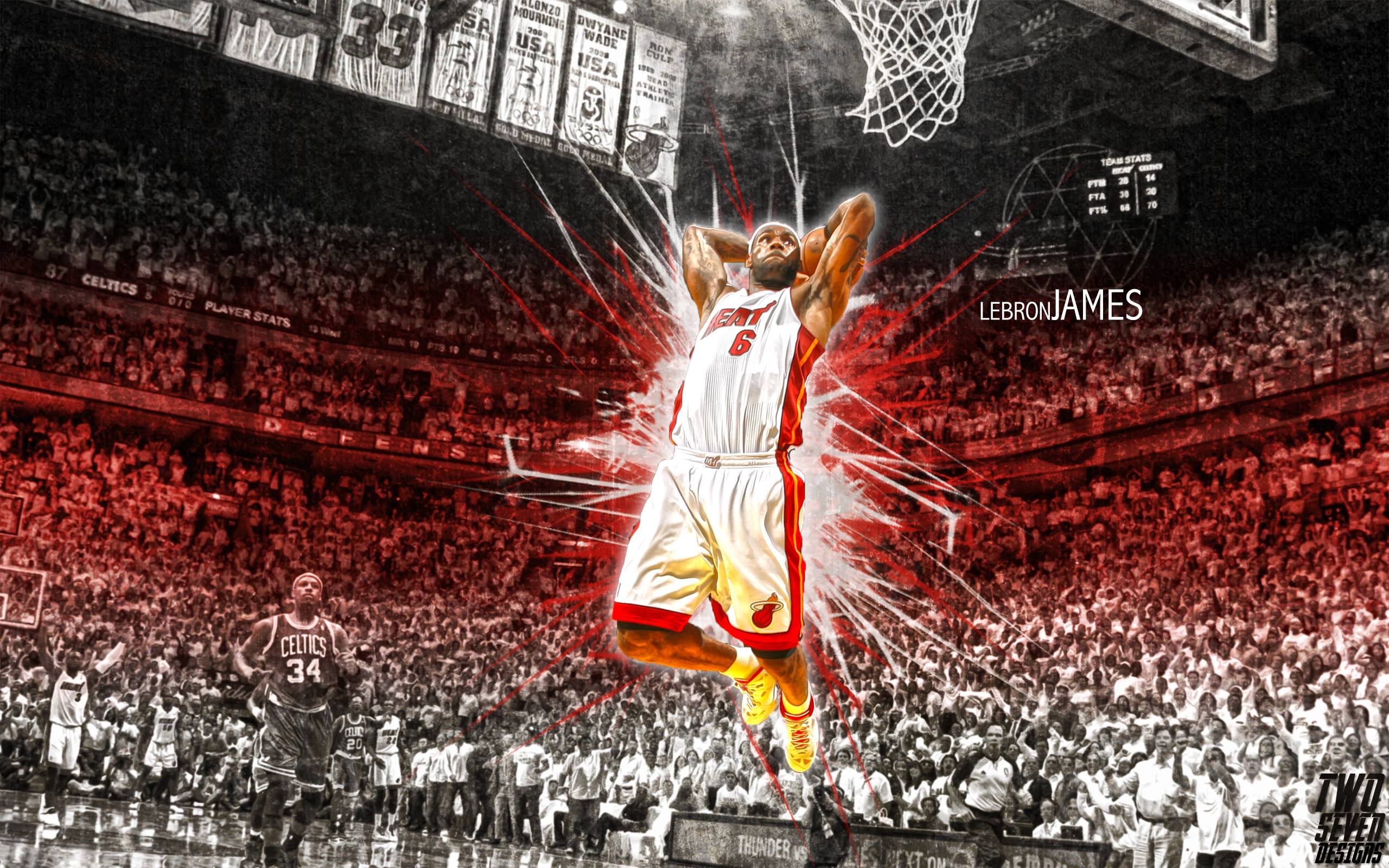 2560x1600 Lebron James Miami Heat Wallpaper 2016