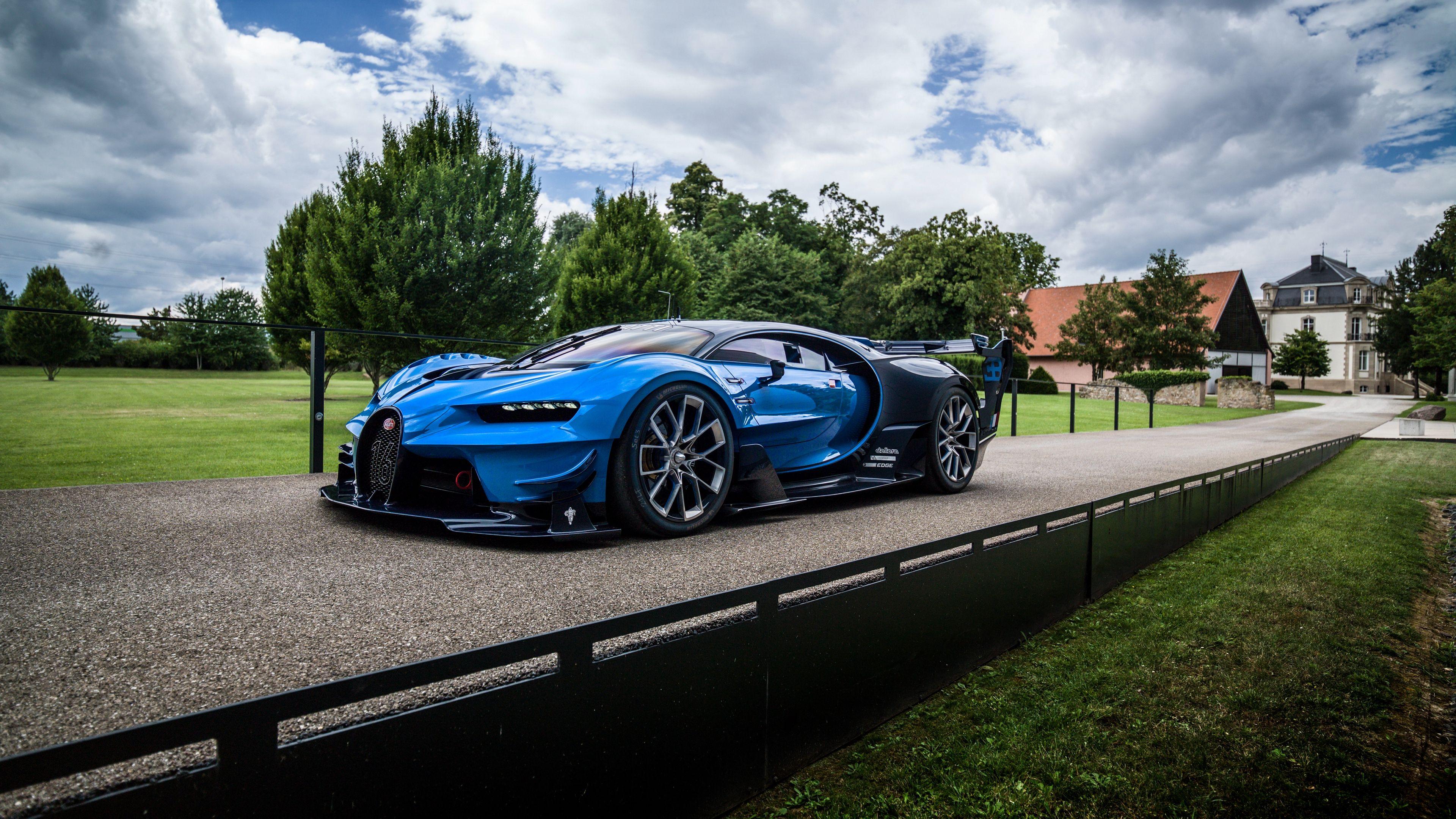 3840x2160 Download wallpaper 3840x2160 bugatti, vision, gran turismo
