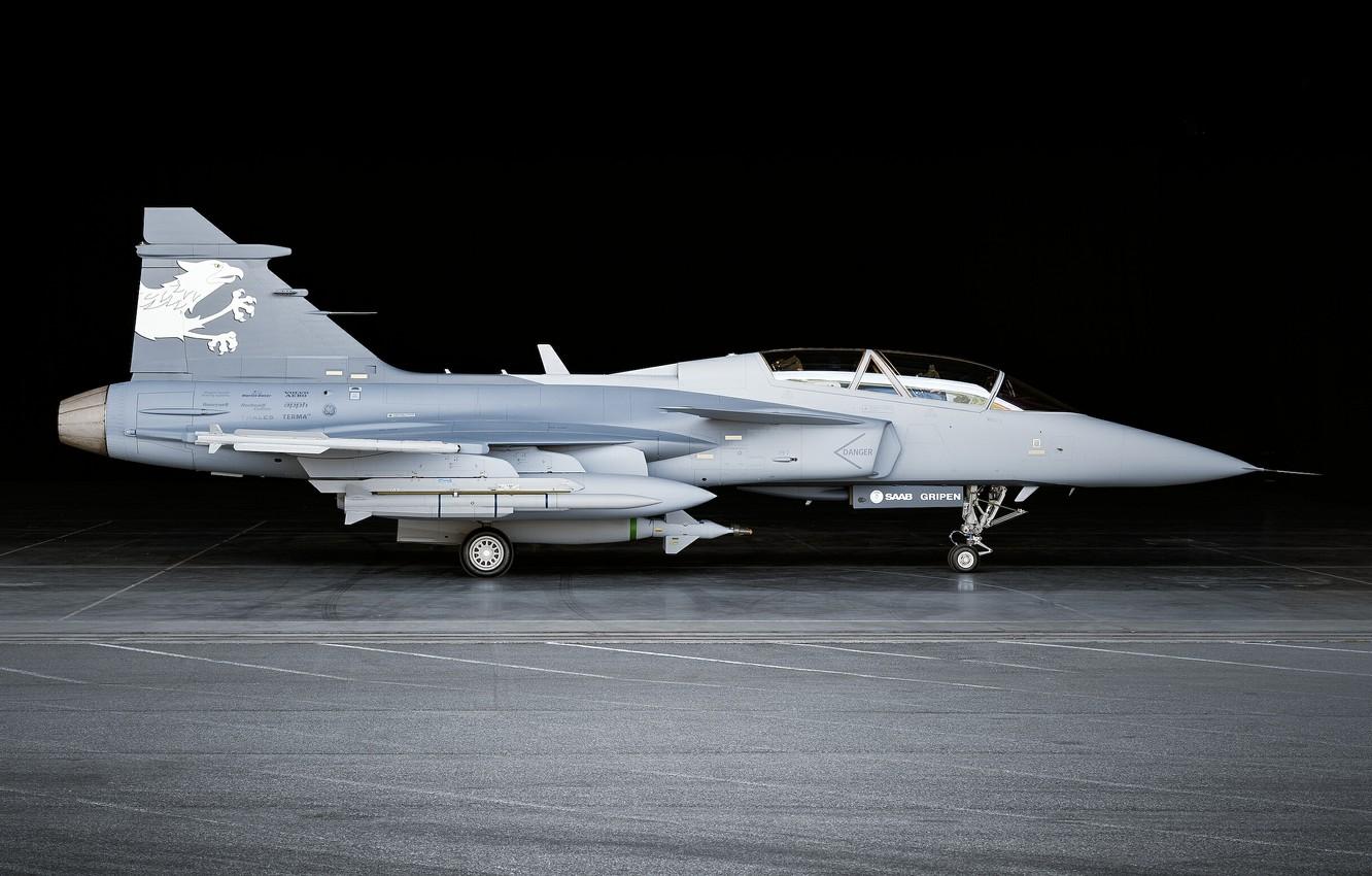 1332x850 Wallpaper fighter, generation, multipurpose, fourth, SAAB Avionics, Swedish, Can JAS 39 Gripen, Saab JAS 39 Gripen image for desktop, section авиация