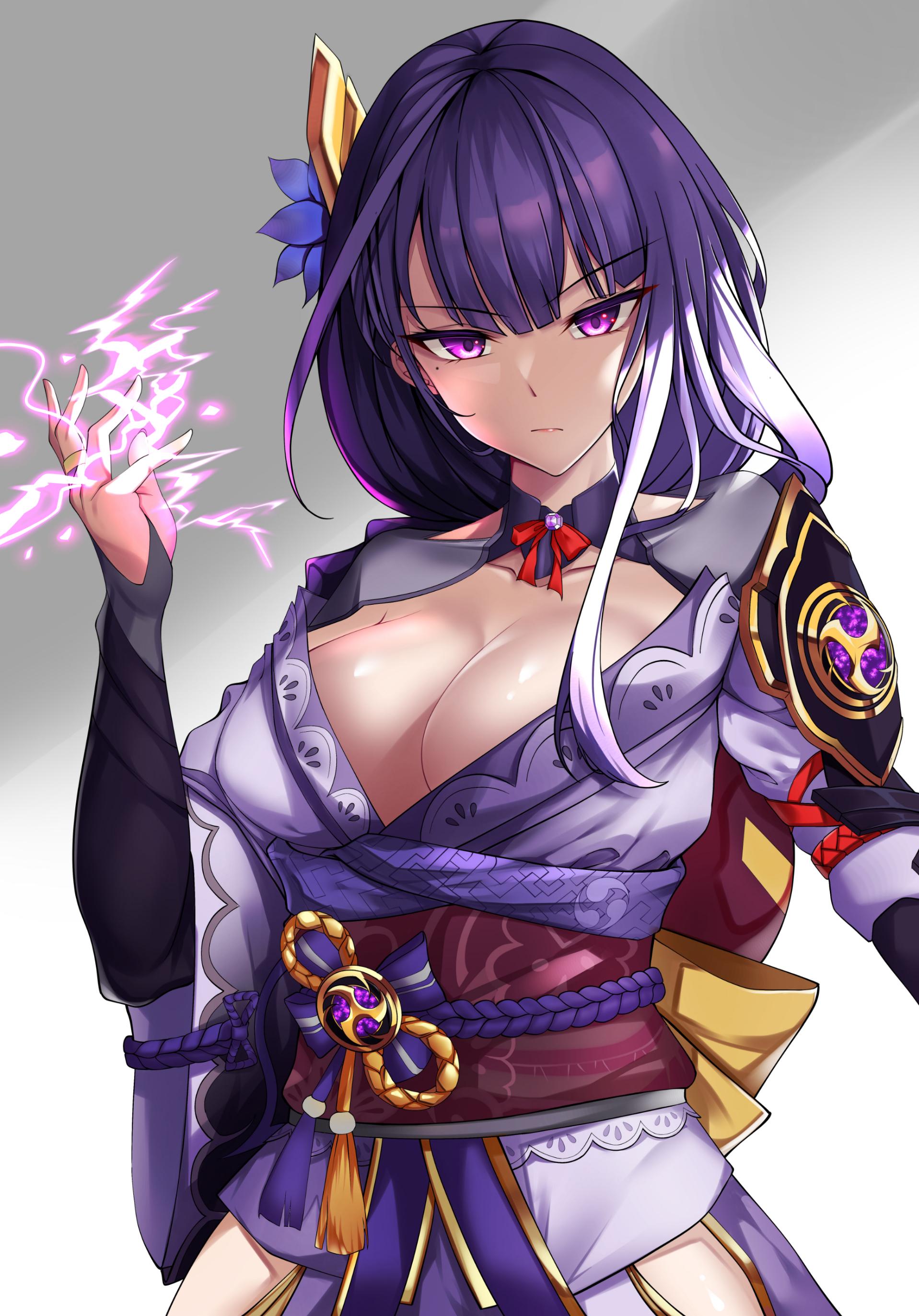 1917x2746 Raiden Shogun Impact Anime Image Board