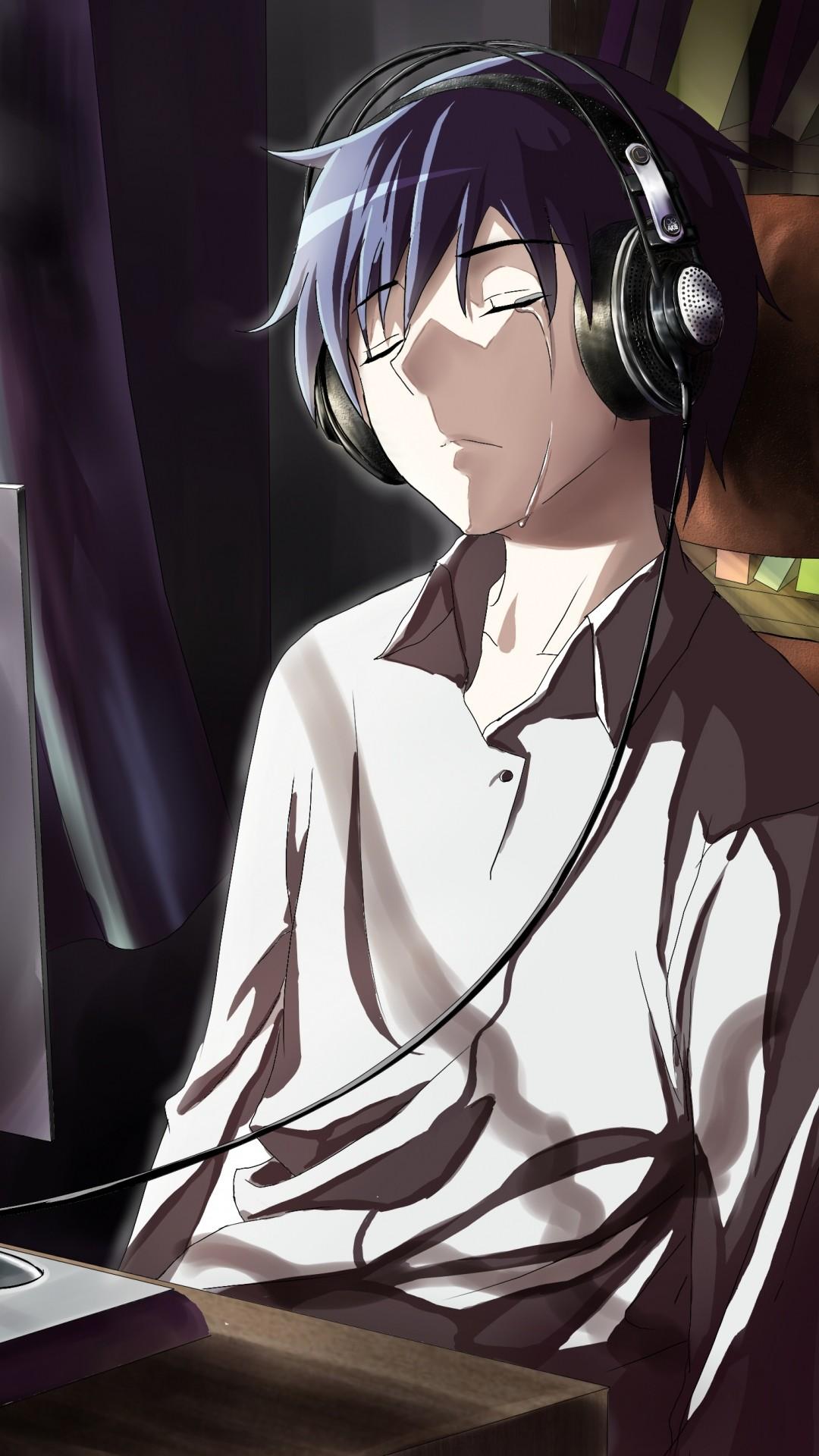 1080x1920 Anime Breakup Couple Wallpaper