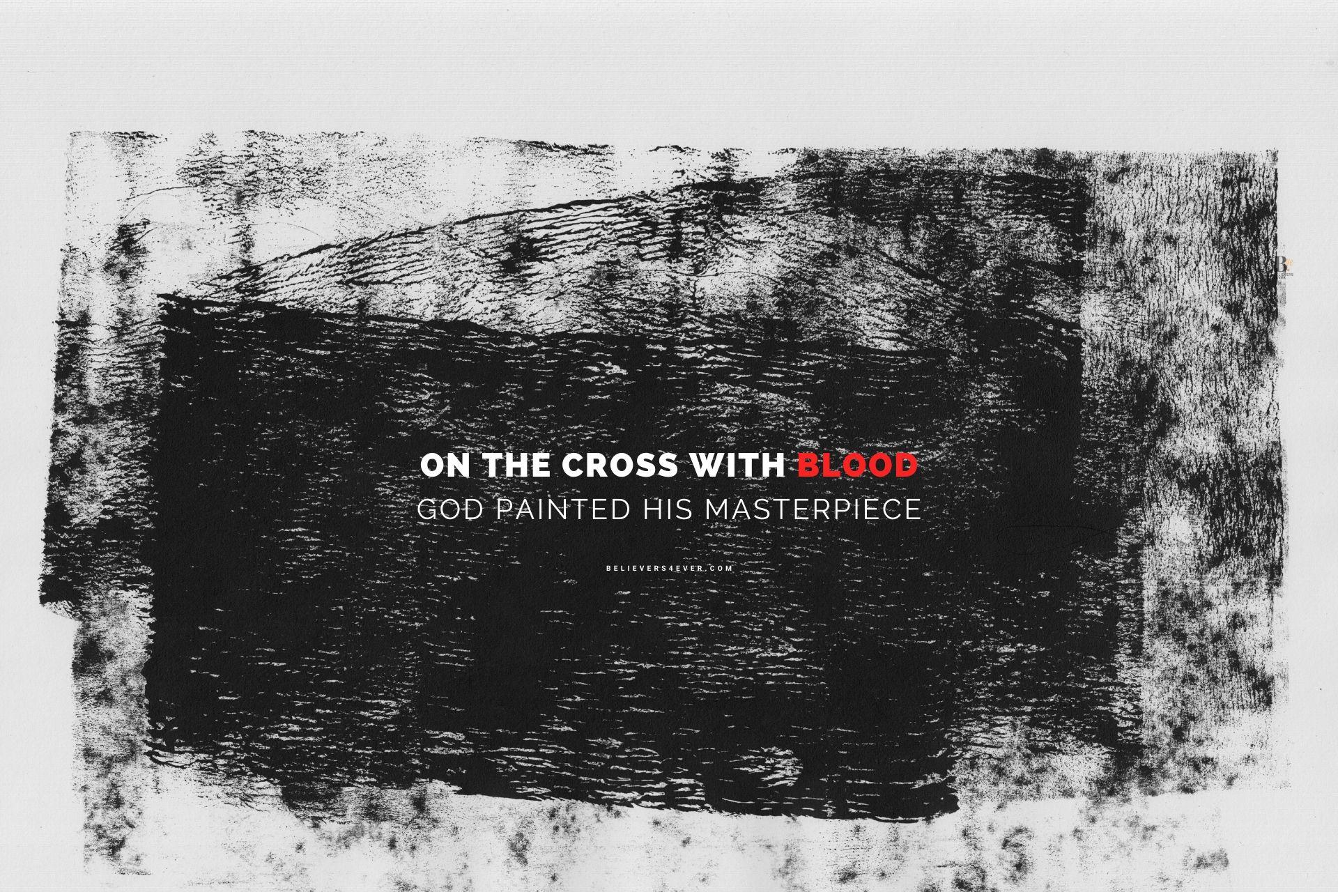 1920x1280 On The Cross With Blood God Painted His Masterpiece HD Wallpaper