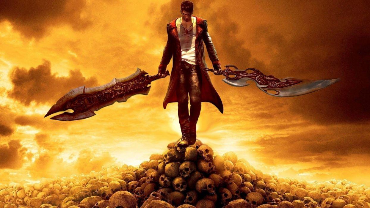 1244x700 DEVIL MAY CRY dmc fantasy action adventure fighting warrior martial arts wallpaperx1080