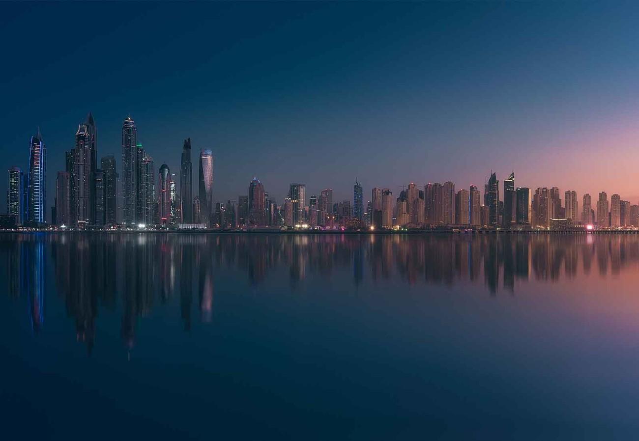 1300x898 Dubai Marina Skyline Wall Paper Mural. Buy at