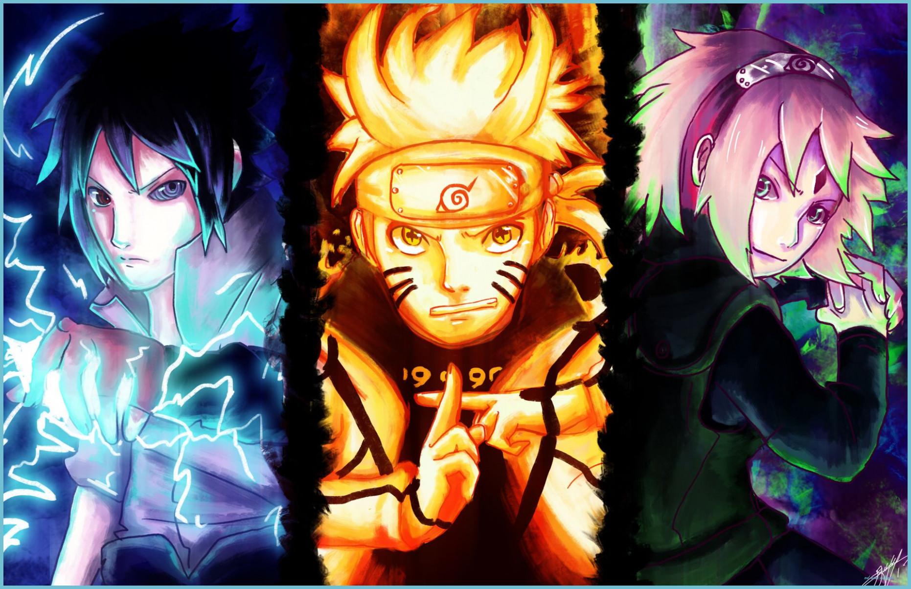1862x1204 Anime Naruto Naruto Uzumaki Sasuke Uchiha Sakura Haruno Tapeta Naruto Wallpaper
