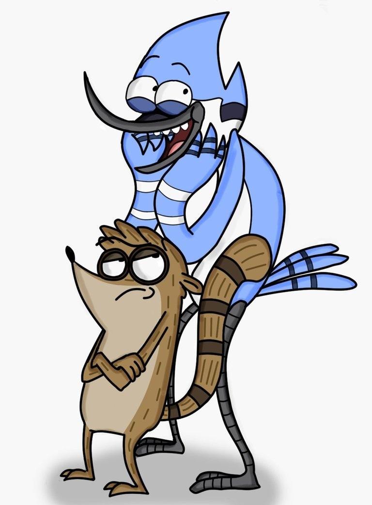 768x1041 Mordecai And Rigby Wallpaper
