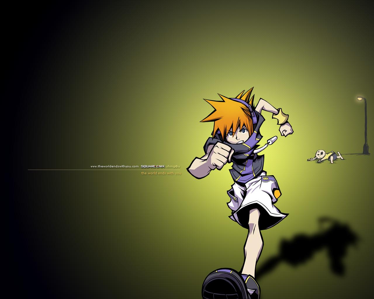 1280x1024 Sakuraba Neku Kono Sekai Anime Image Board