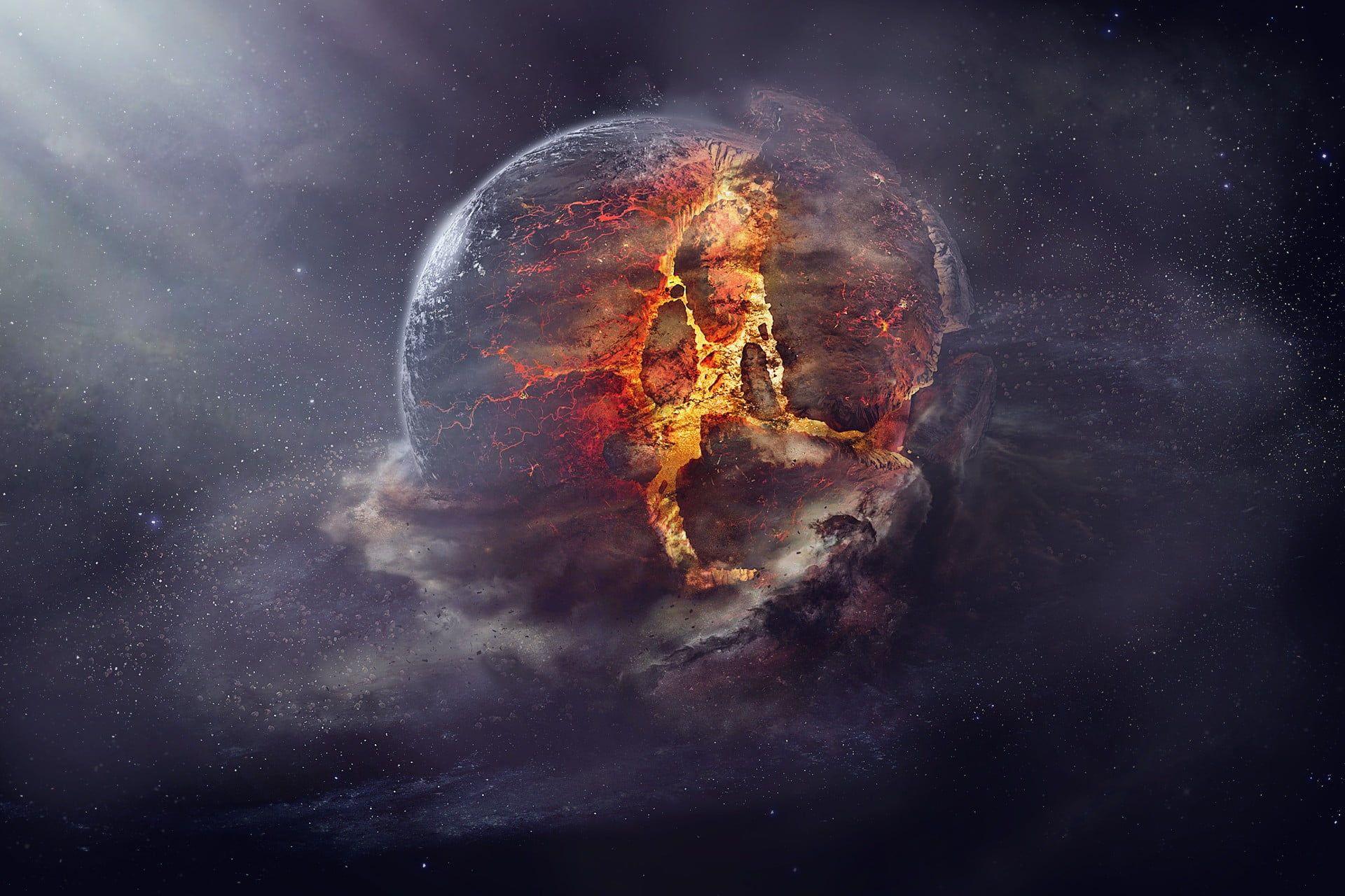 1920x1280 Exploding planet digital wallpaper HD wallpaper