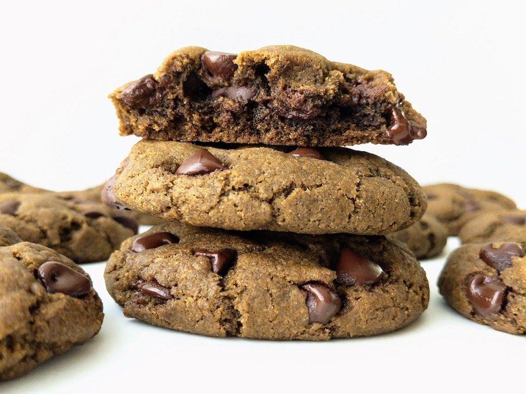 1024x768 Hojicha Chocolate Chip Cookies