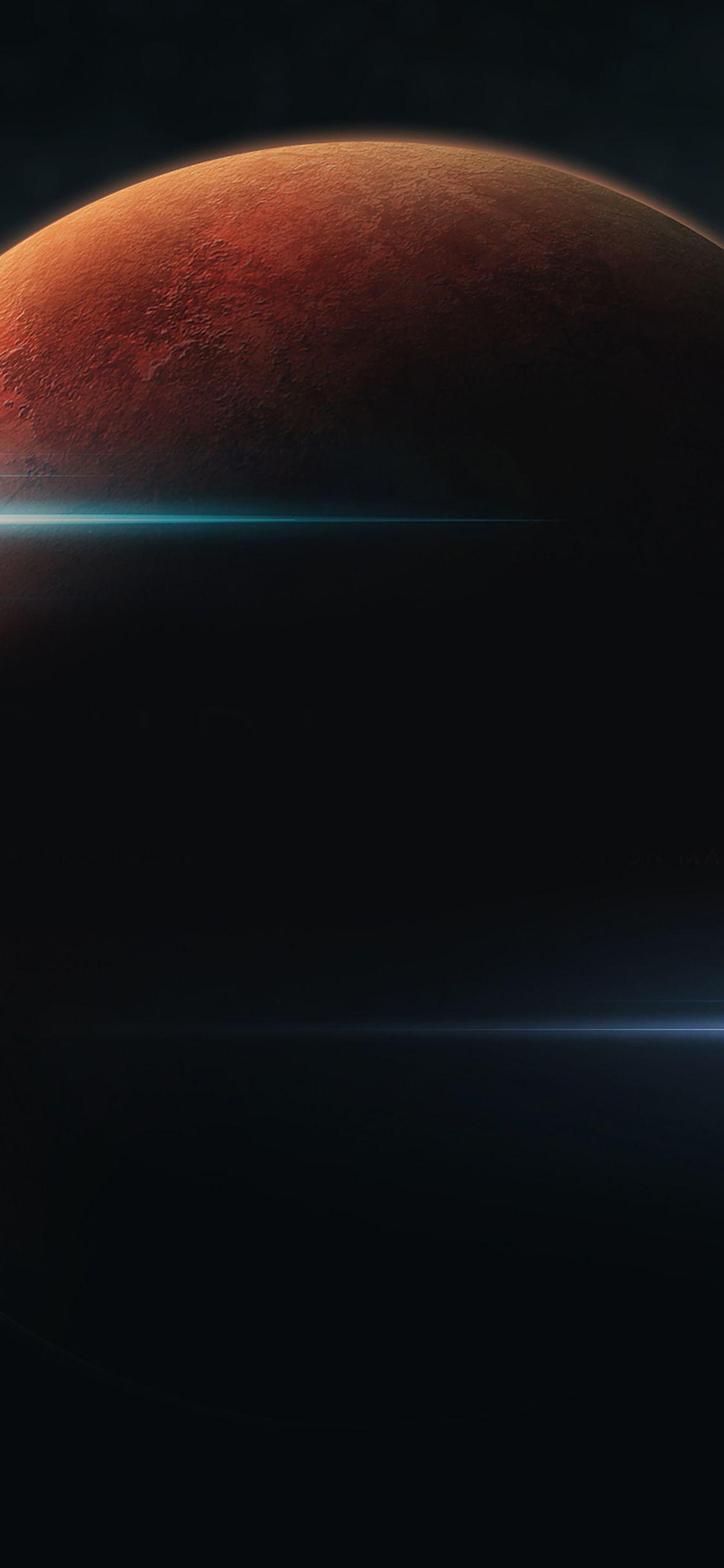 1125x2436 iPhoneXpapers nasa mars space planet art
