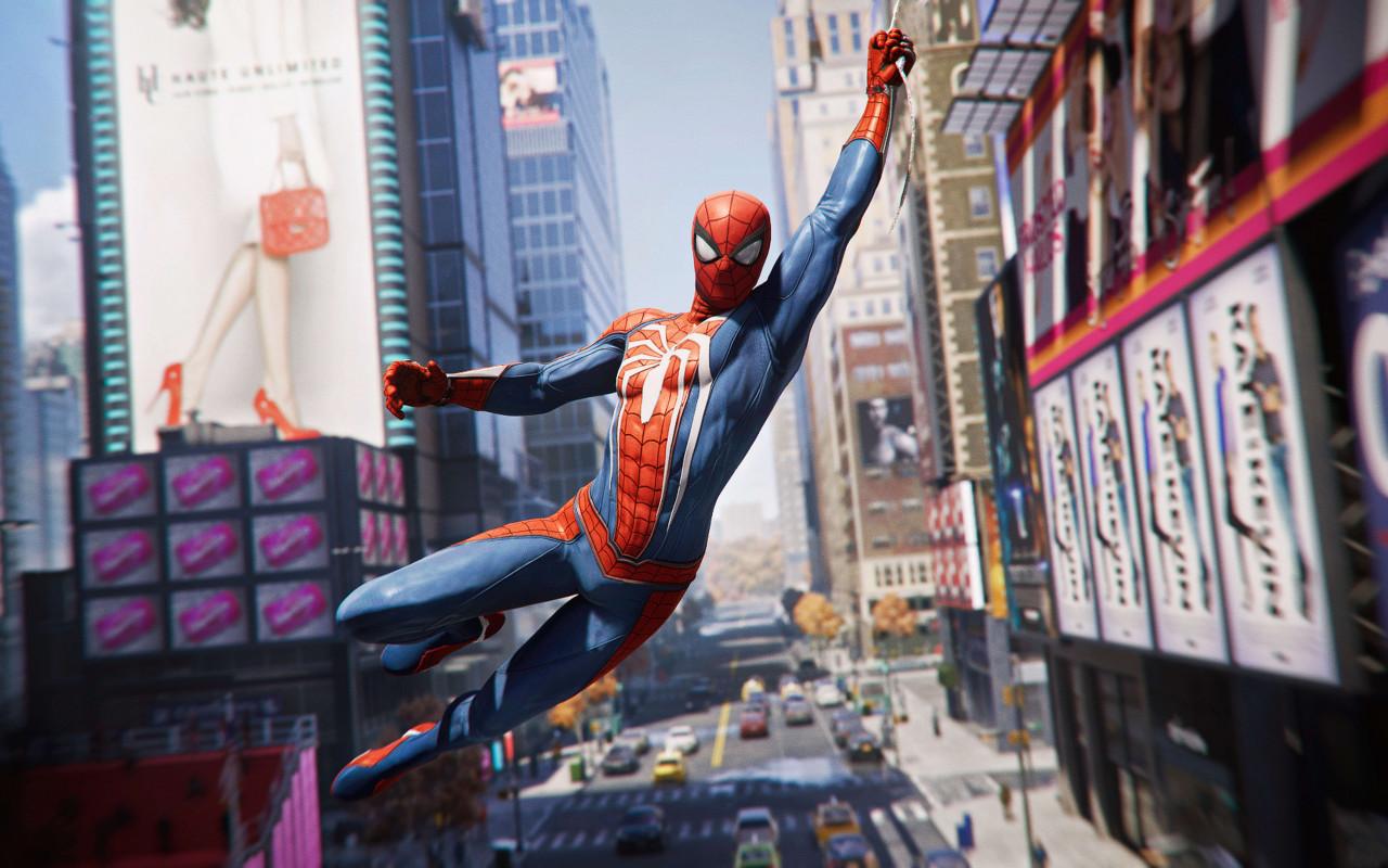 1280x800 Download wallpaper: Spider Man from the video game 1280x800