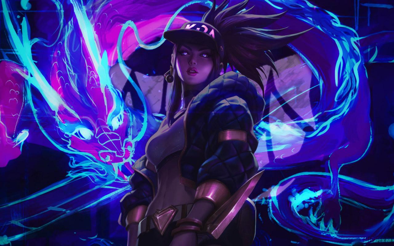 1280x800 Akali(League Of Legends), K DA, Video Games Wallpaper, Video Game Girls • Wallpaper For You HD Wallpaper For Desktop & Mobile