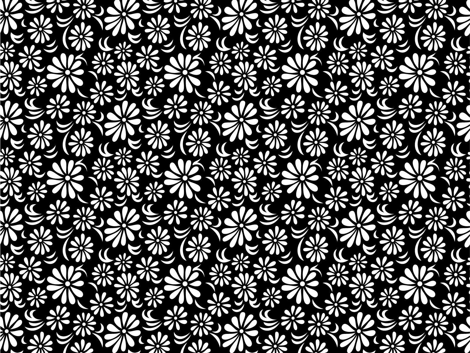 Hình nền hoa đen trắng 1600x1200