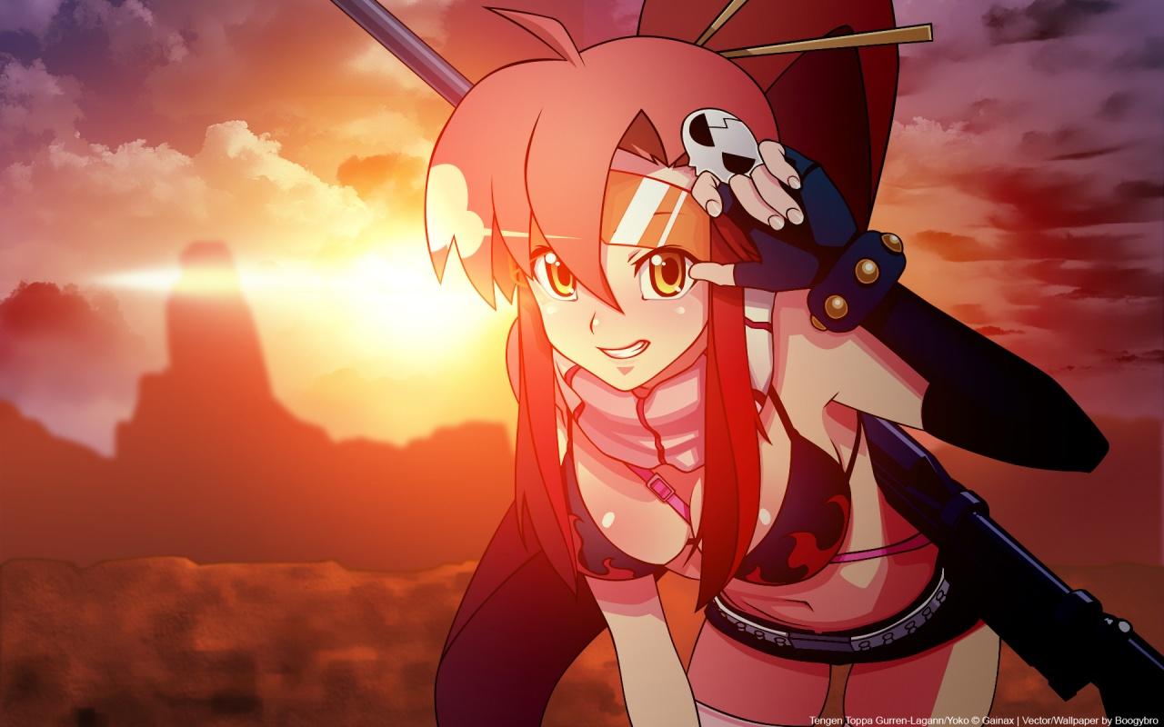 1280x800 Cute Fighter Anime girl Wallpaper