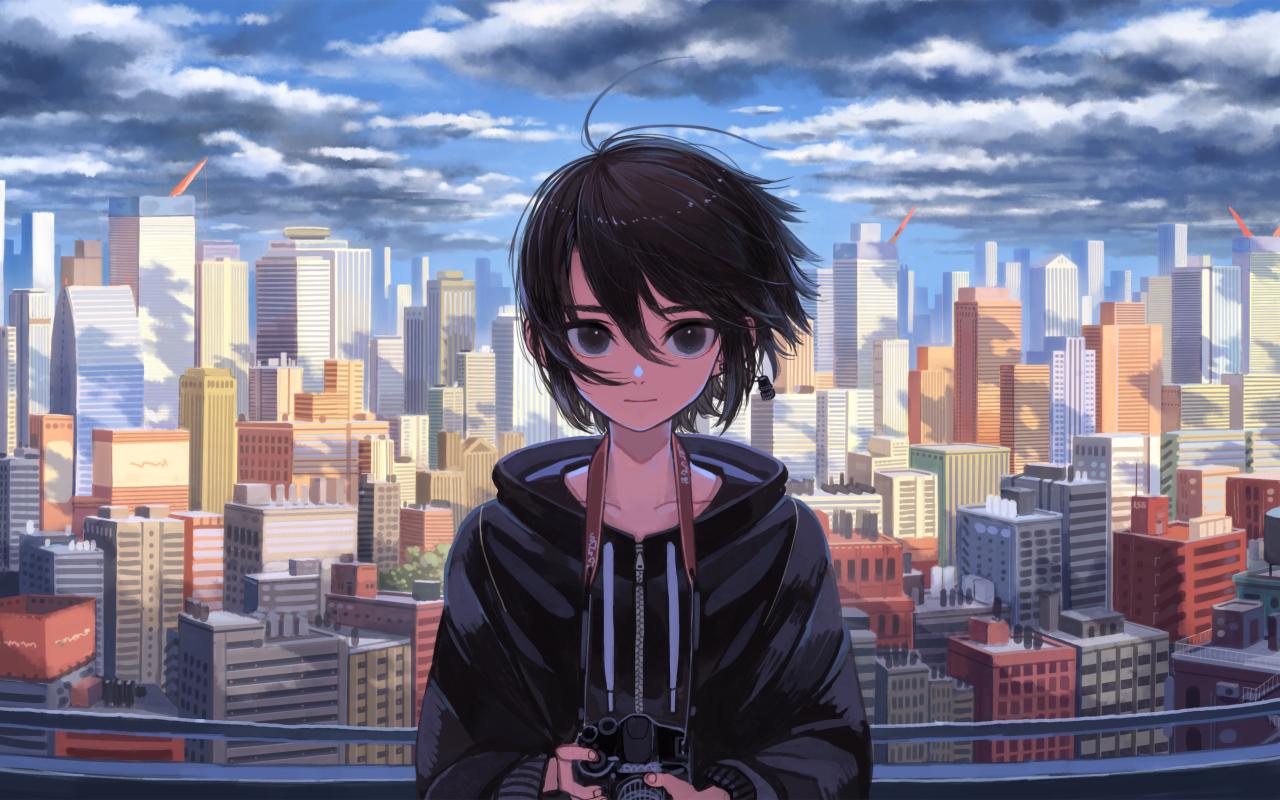 1280x800 Anime Girl with Camera 1280x800 Resolution Wallpaper, HD Anime 4K Wallpaper, Image, Photo and Background