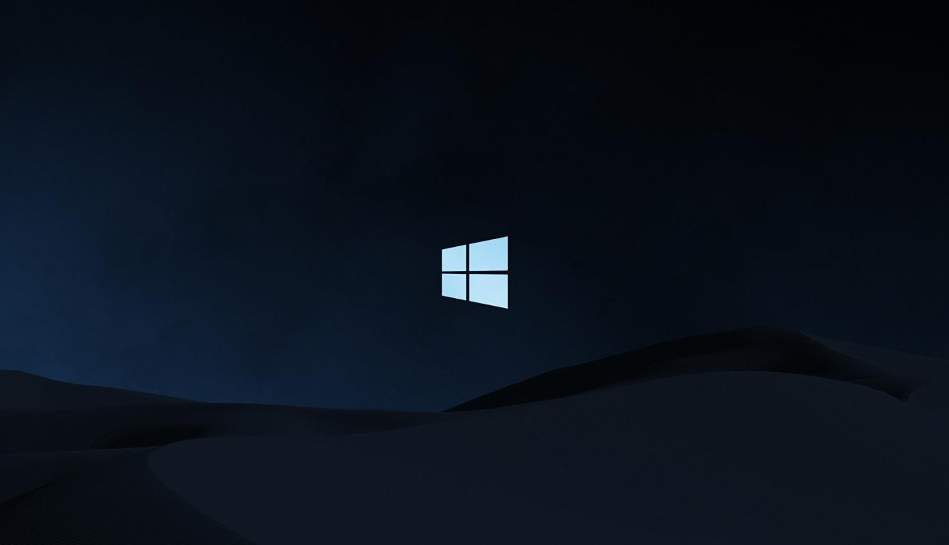 1336x768 Windows 10 Clean Dark HD Laptop Background, HD Brands 4K Wallpaper, Image, Photo and Background