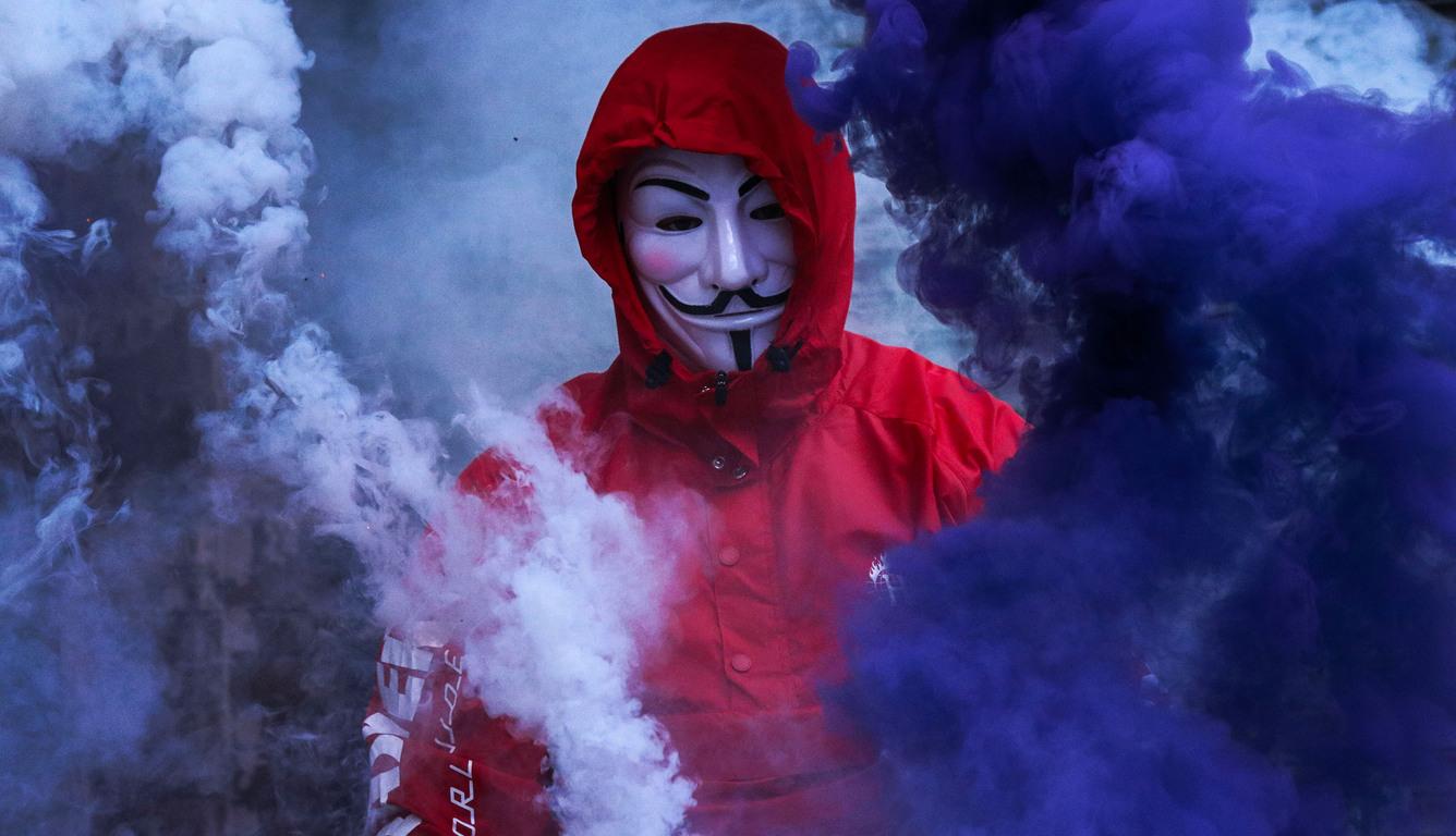 1336x768 Ultra HD Anonymous Wallpaper HD HD Wallpaper
