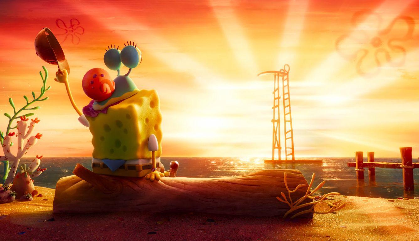 1336x768 Spongebob Laptop Wallpaper