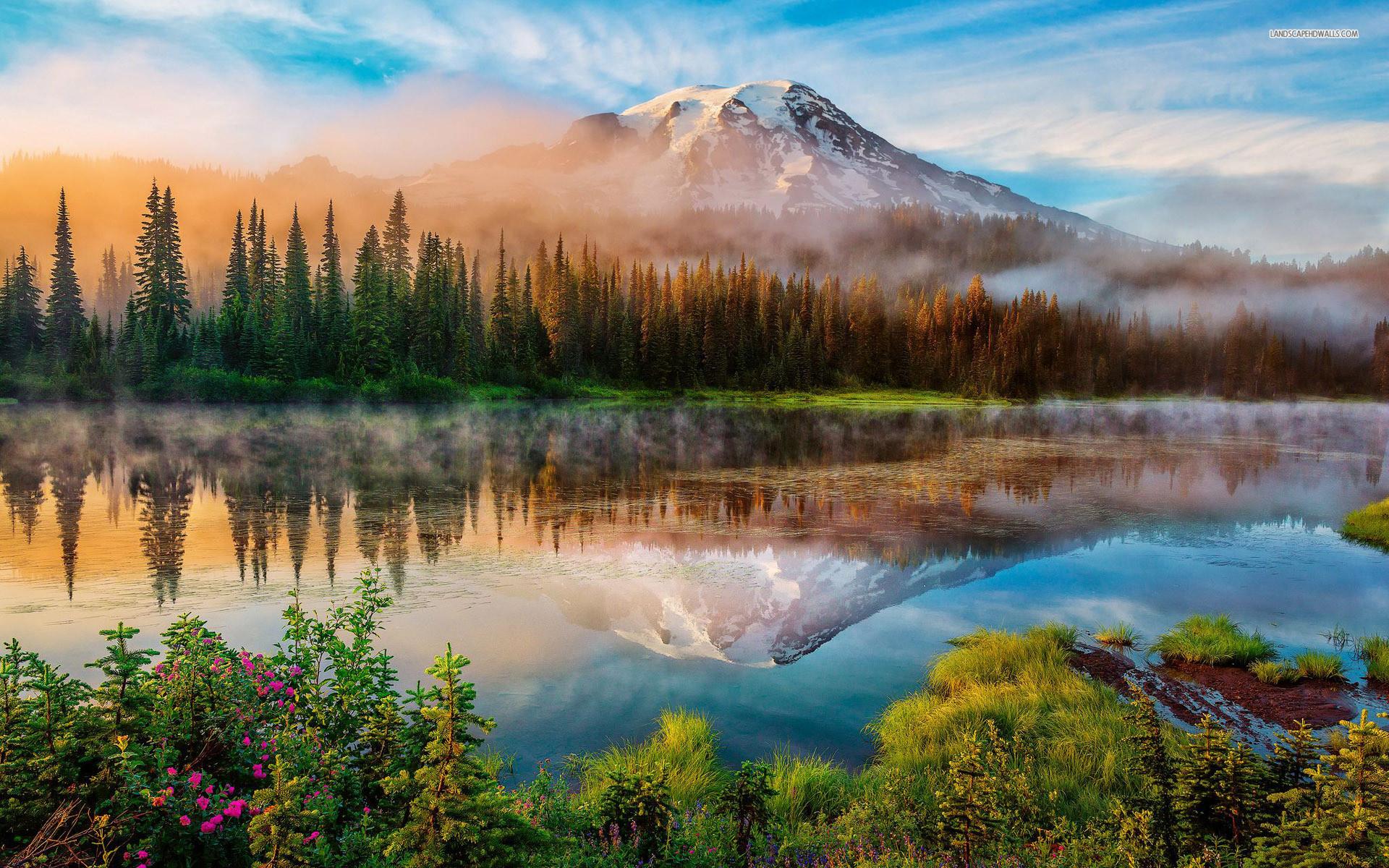 1920x1200 Fall Mountain Desktop
