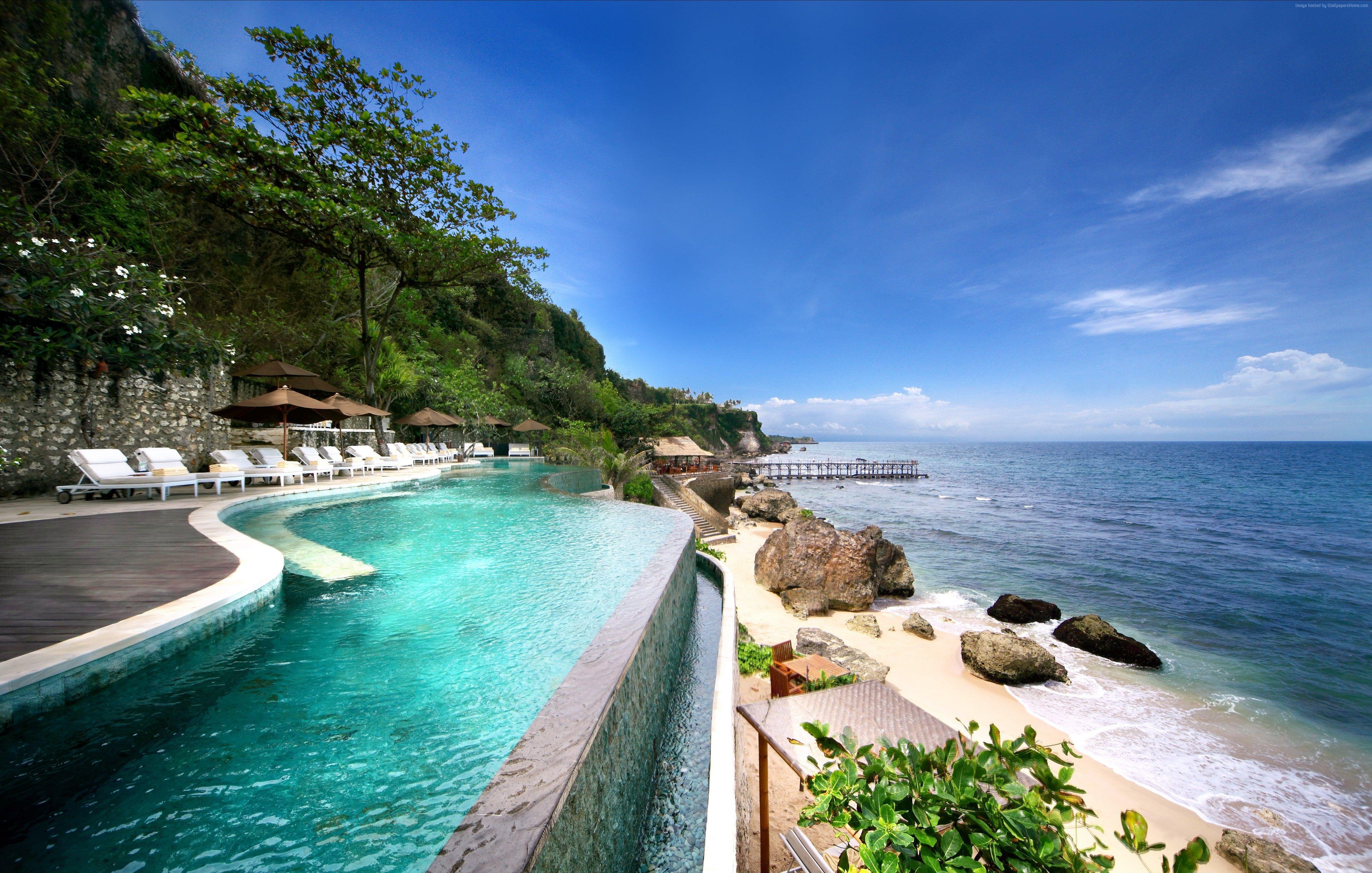 4304x2737 travel #Jimbaran #Bali #resort Best hotels AYANA Resort and Spa #vacation #pool #tourism #booking K #wallpaper #h. Bali resort, Best hotels, Hotels and resorts