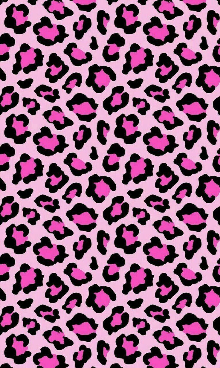 736x1231 Image discovered by amyjames. Find image and videos about pink, black and art on We Hear. Pink cheetah wallpaper, Cheetah print wallpaper, Animal print wallpaper