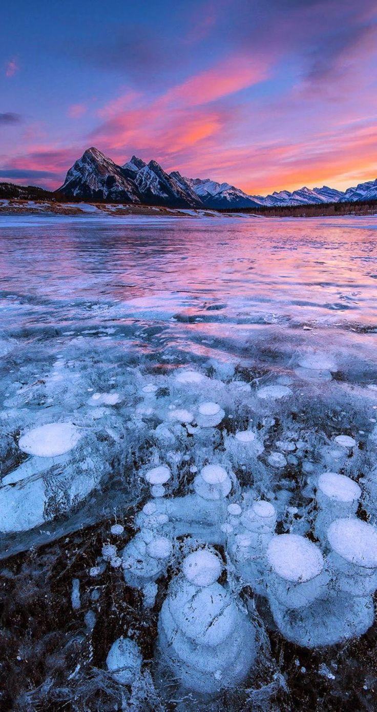 736x1389 Bow Lake. 9 Amazing and beautiful Snowy and Ice Lake Scenery