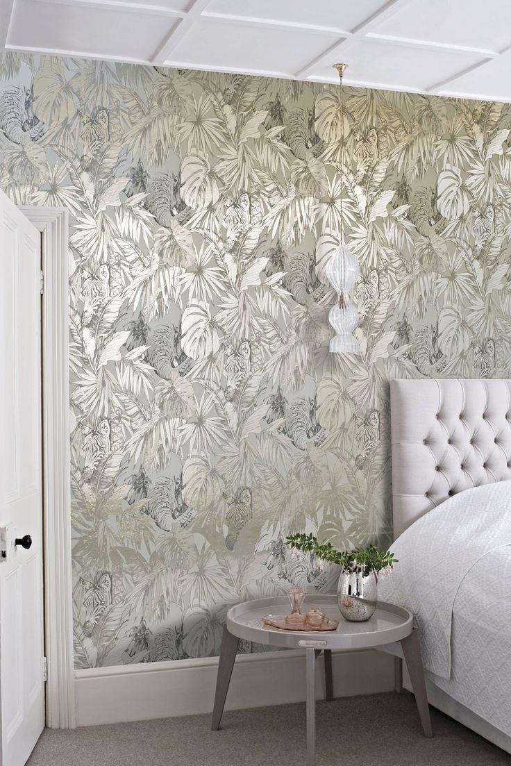736x1103 Metallic Wallpaper Silver Gold Copper Bronze Adds Shimmer Drama
