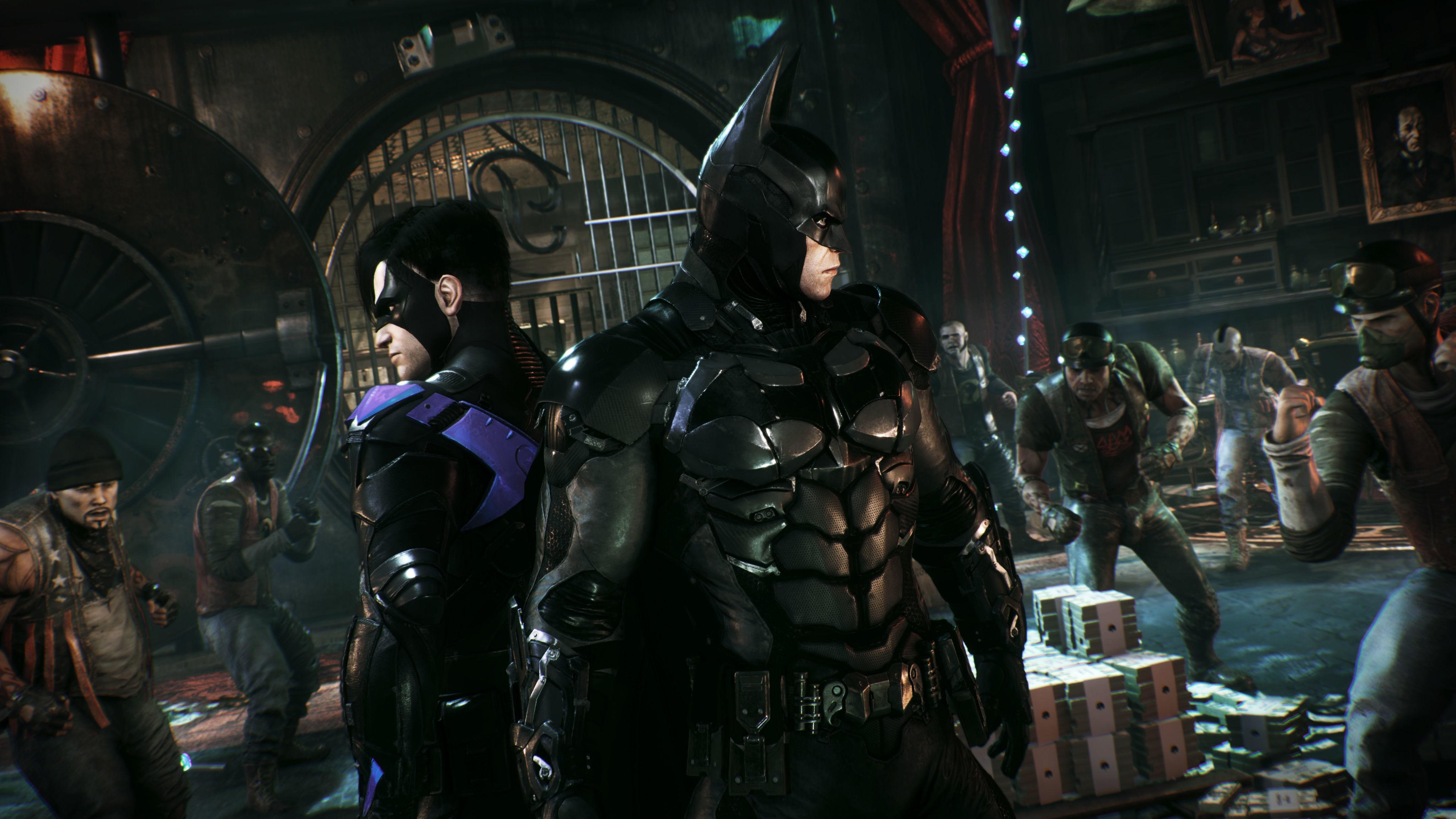 4096x2304 Batman, Batman: Arkham Knight, Gotham City, Nightwing, Video Games Wallpaper HD / Desktop and Mobile Background