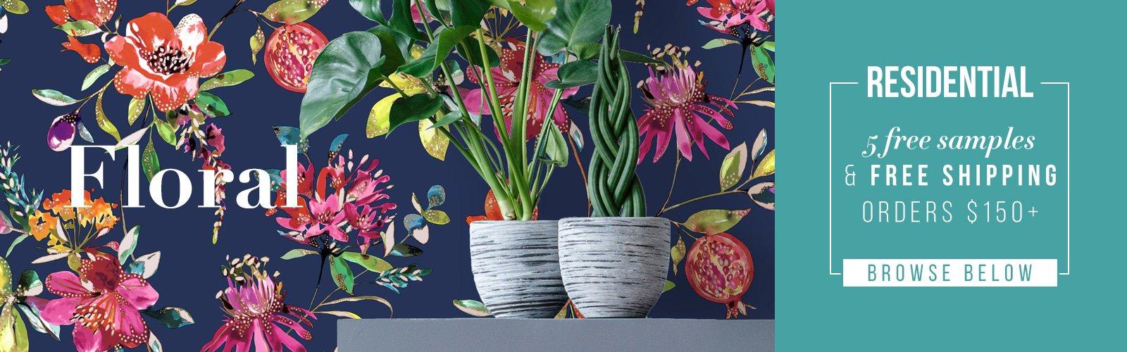 1600x500 Floral Wallpaper