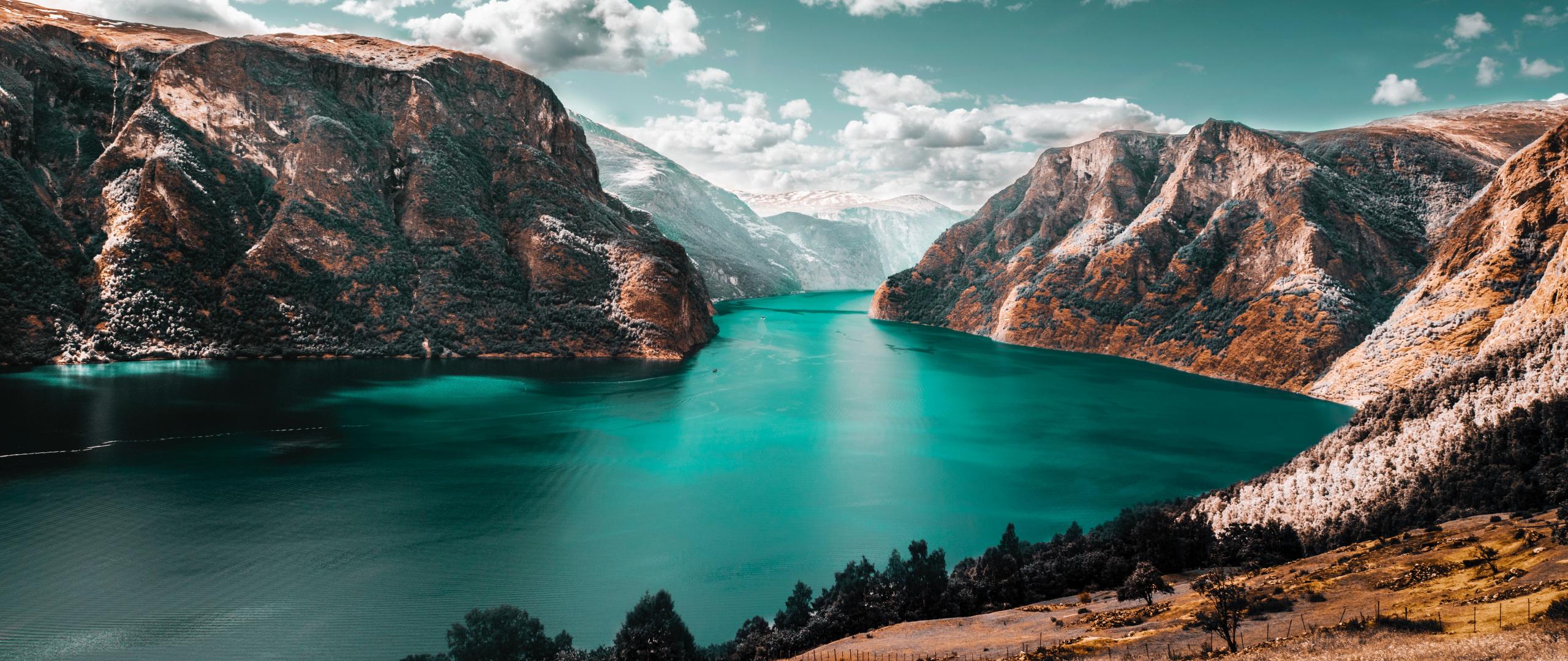 2560x1080 Download River, mountains, nature wallpaper, 2560x Dual Wide, Widescreen