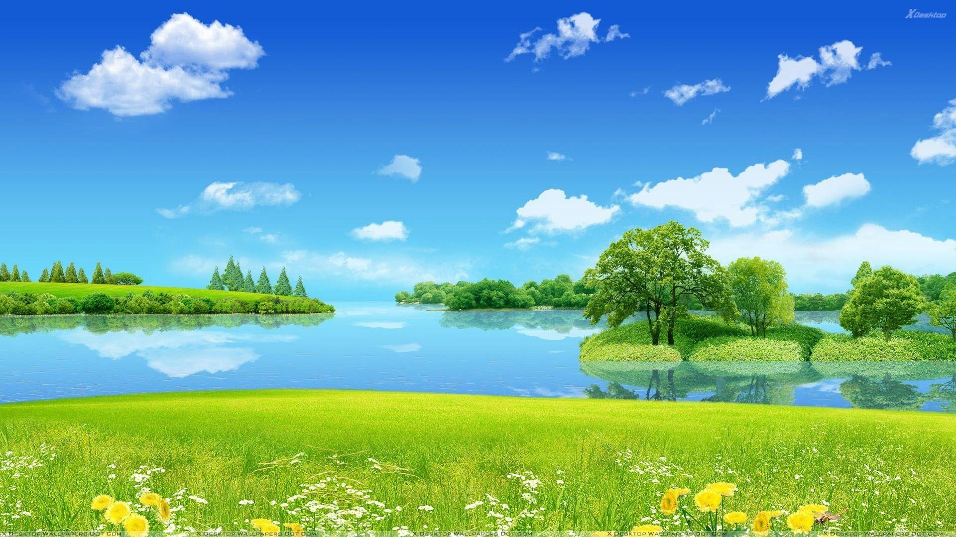 1920x1080 Heavenly Nature Wallpaper